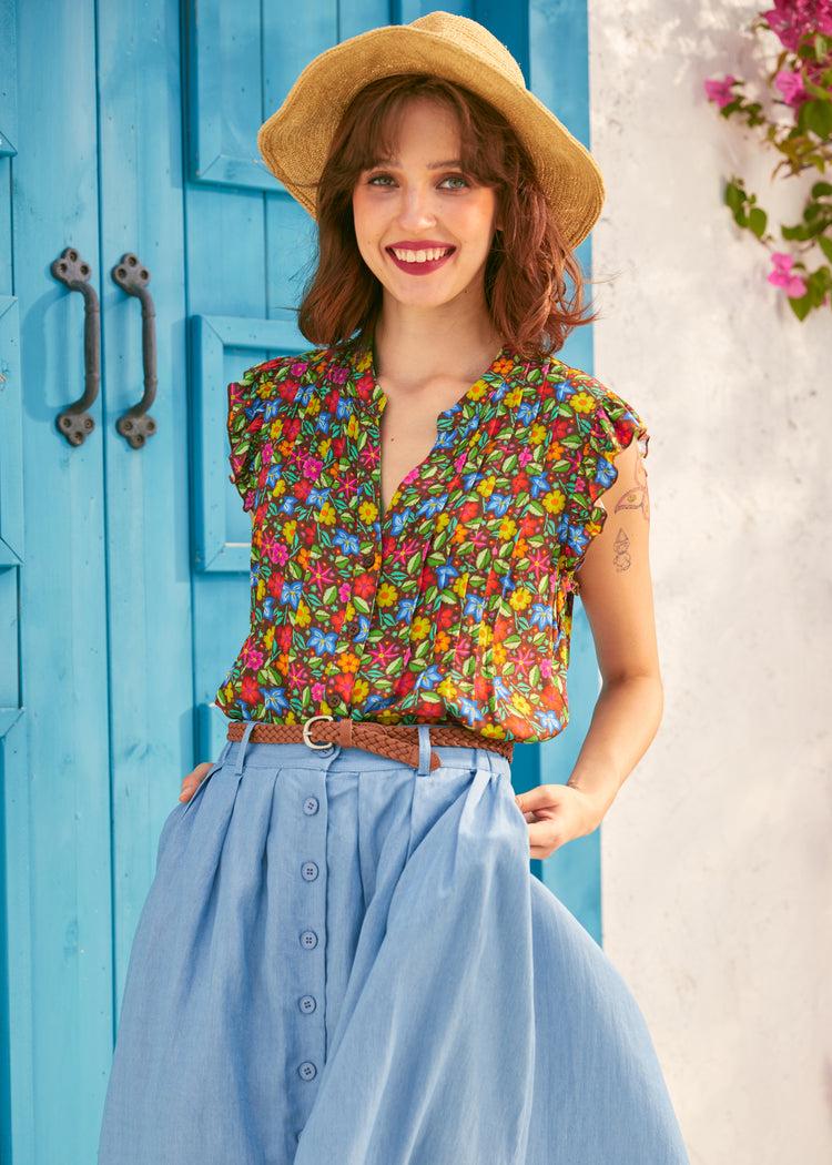 Buttoned & Beloved Sleeveless Top Product Image