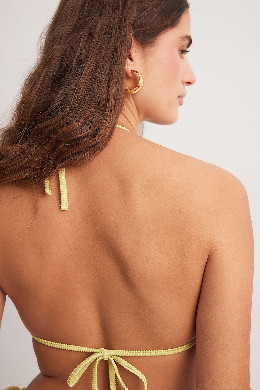 Glitter Triangle Bikini Top Product Image