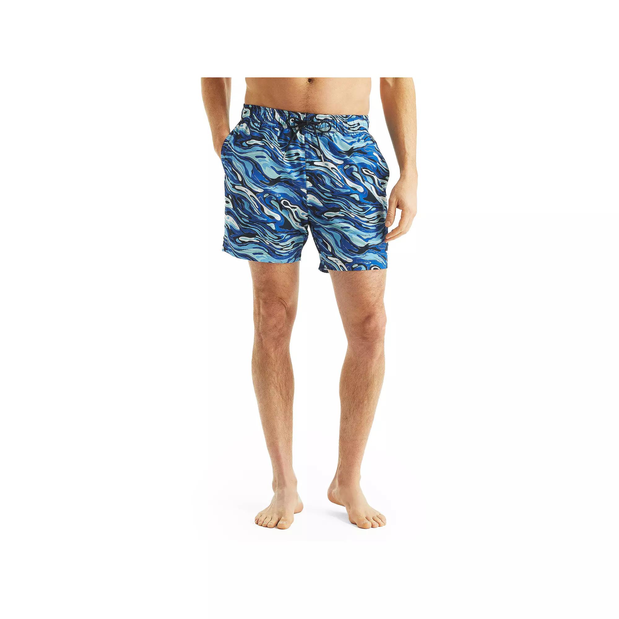 Men's Nautica 6" Quick-Dry Swim Trunks,  Product Image