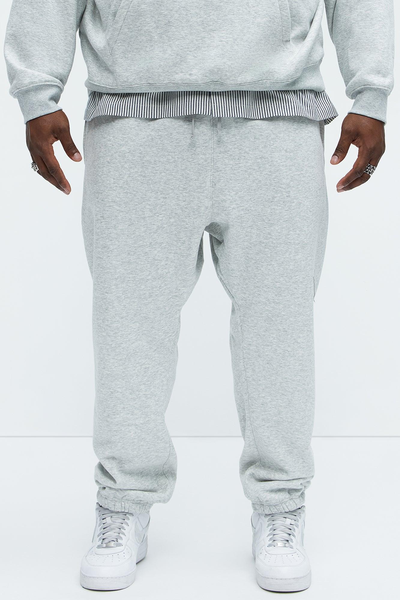 Tyson Heavyweight Sweat Jogger - Heather Grey Product Image