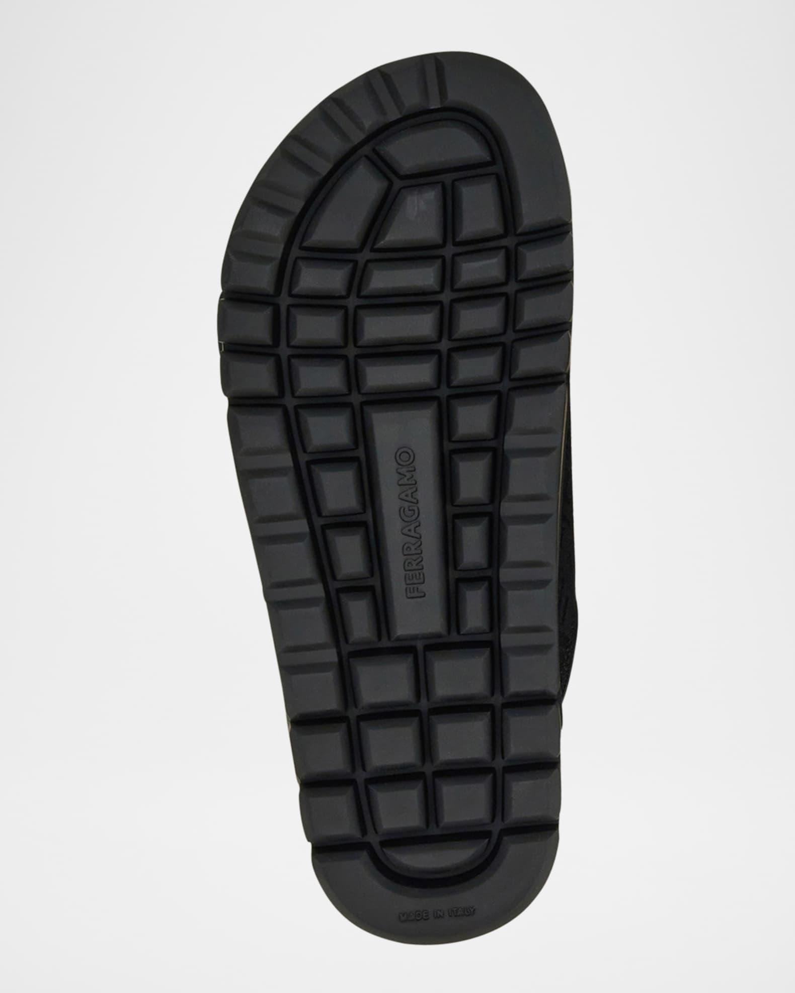 Men's Dual-Buckle Gancio Slide Sandals Product Image