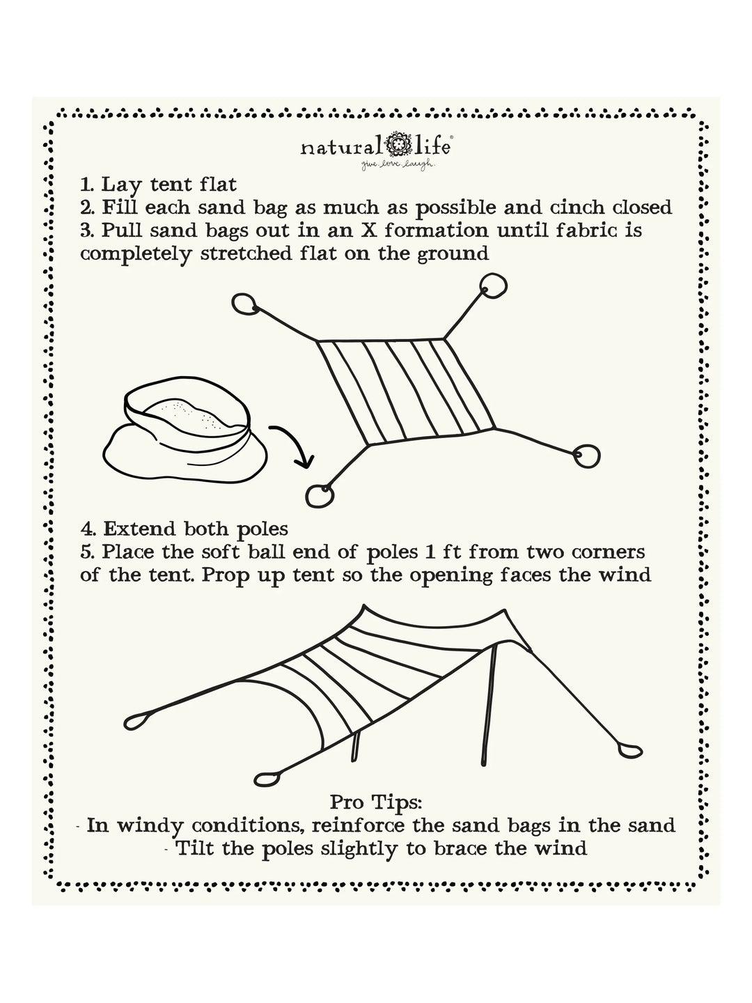 Beach Tent - Multi Border Product Image