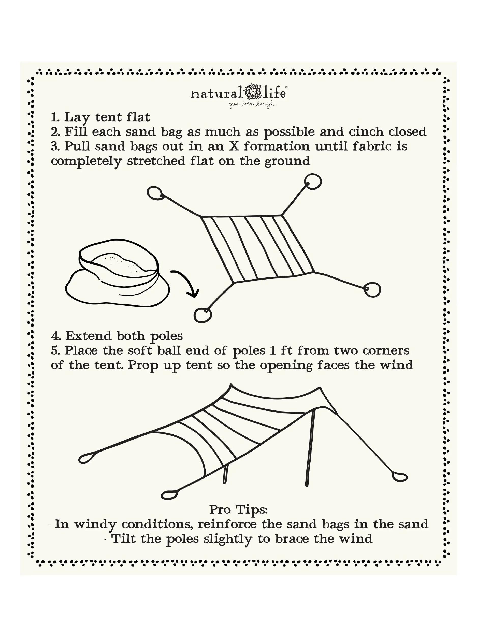 Beach Tent - Multi Border Product Image