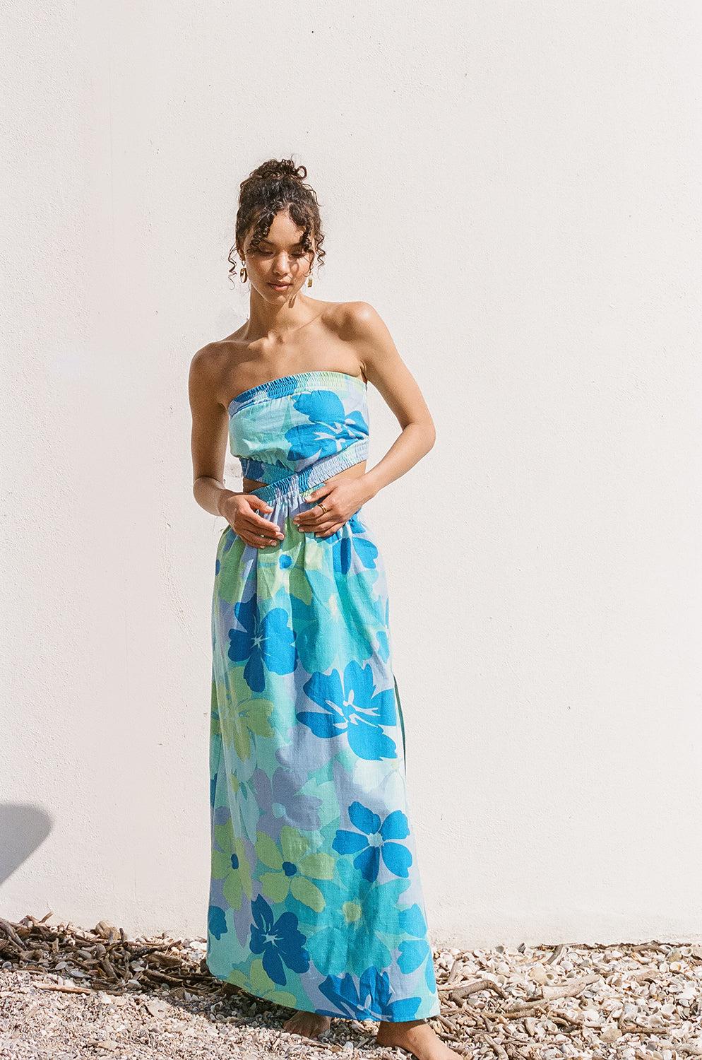 Holland Midi Dress - Bold River Product Image