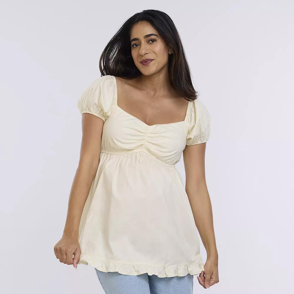 Maternity Motherhood® Off-The-Shoulder Ruched Top, Women's,  Product Image