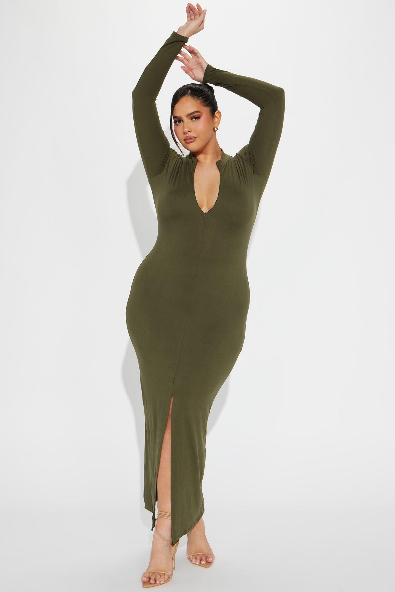 Zaria Maxi Dress - Olive Product Image