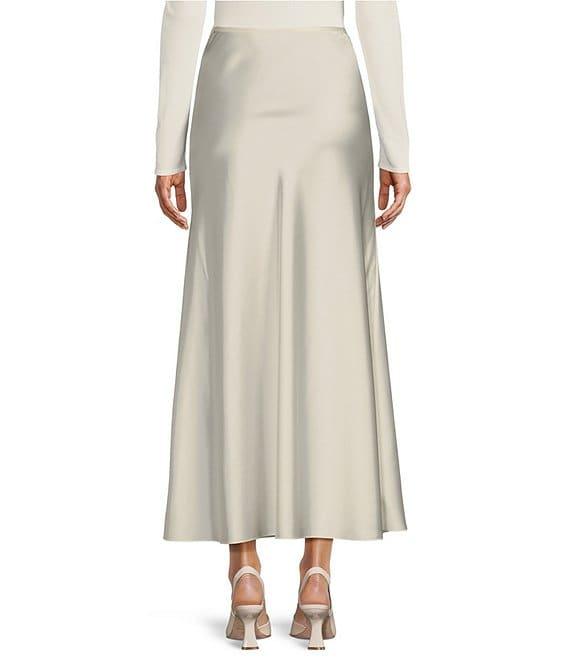 Antonio Melani Bella A-Line Coordinating Satin Maxi Skirt Product Image