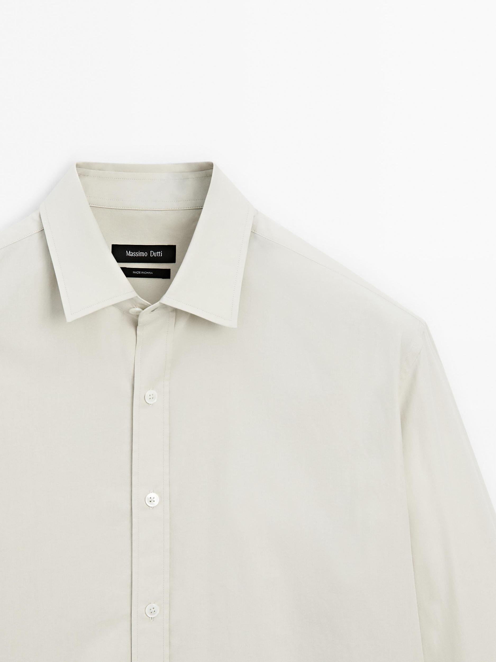 Regular-fit 100% cotton shirt Product Image