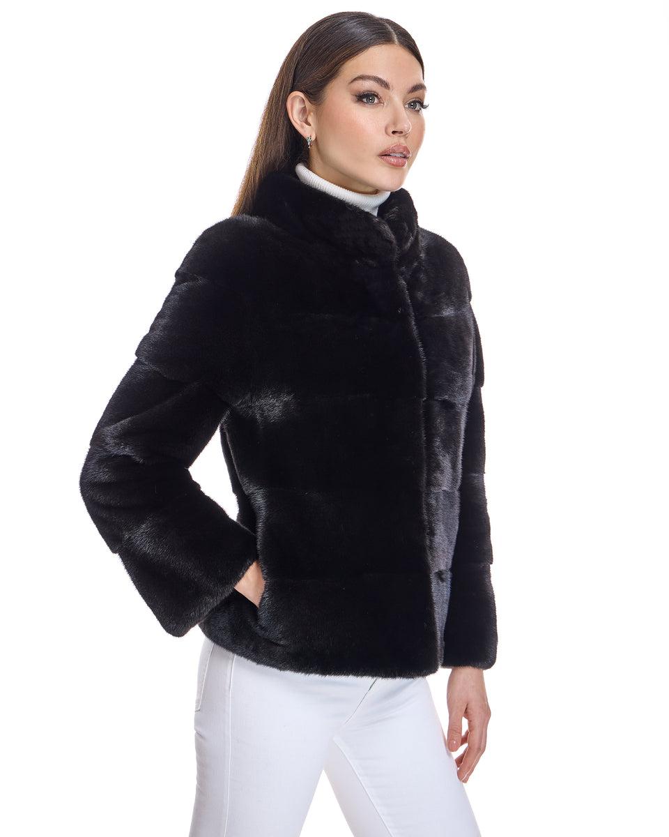 Horizontal Mink Jacket Product Image