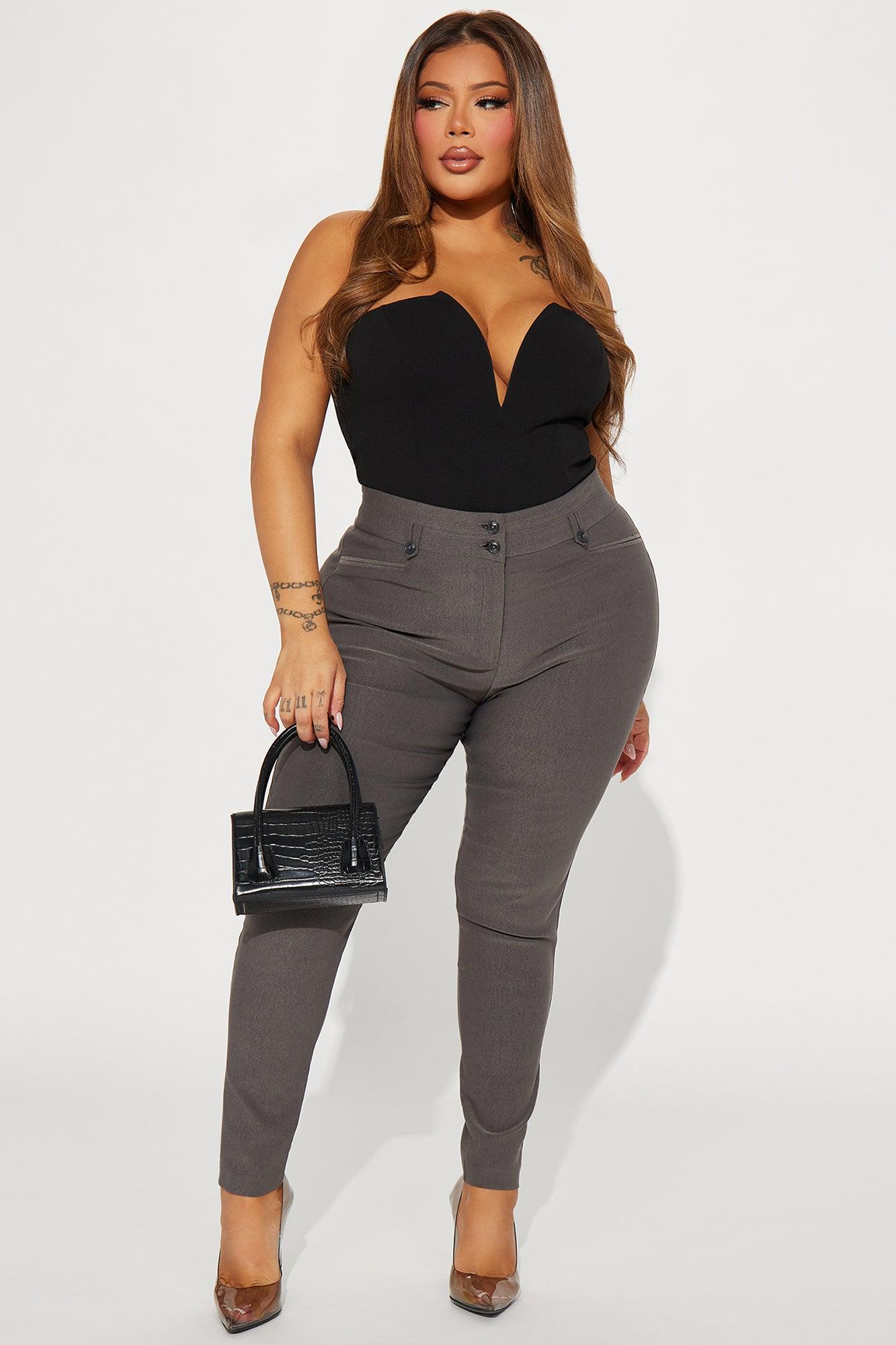 Workin Me Pants - Charcoal Product Image