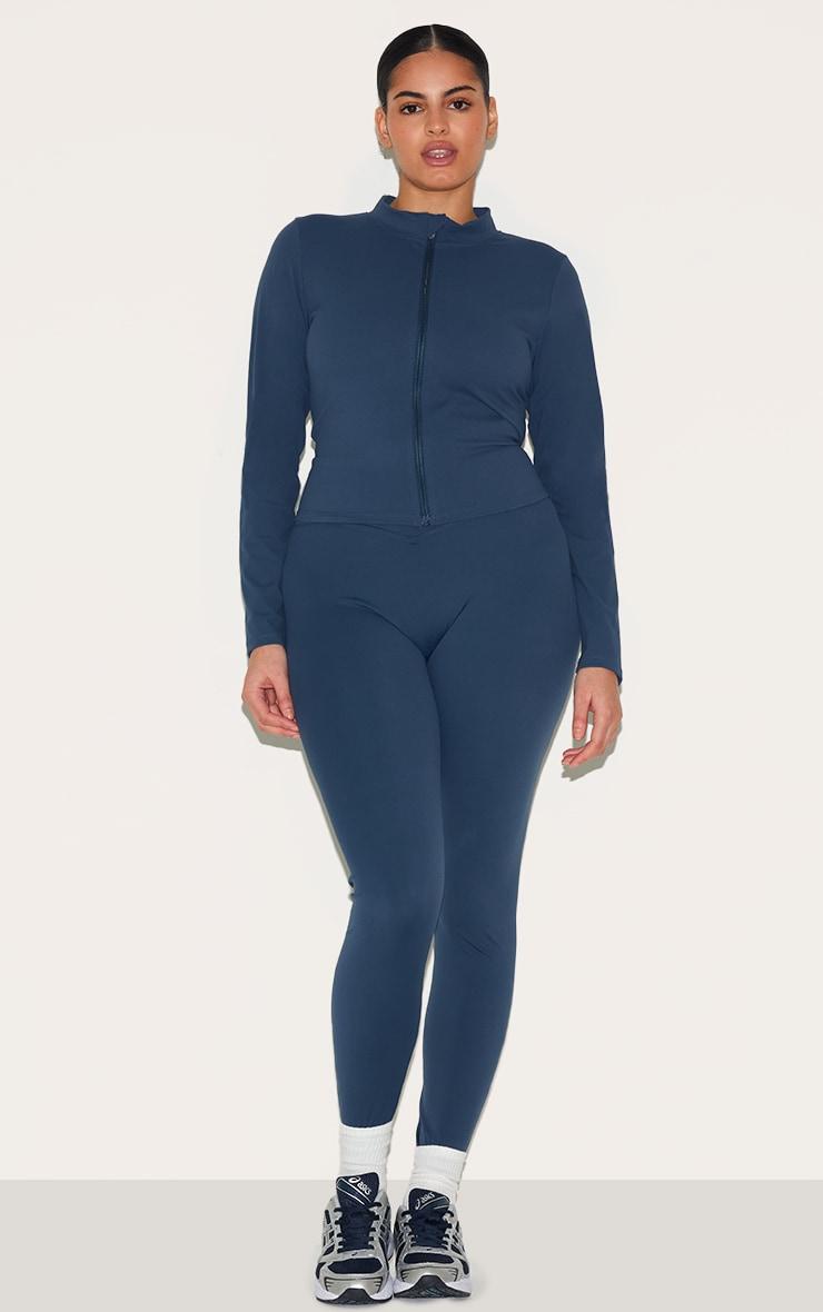 Midnight Blue Sculpt Jacket Product Image