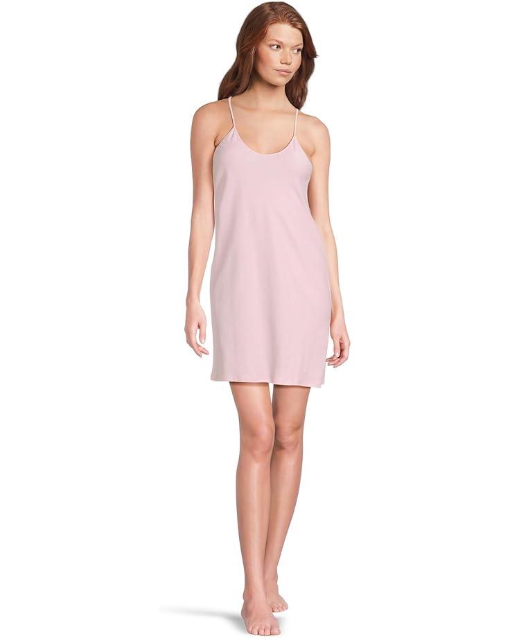 Knit Double Strap Button Neck Gown Product Image