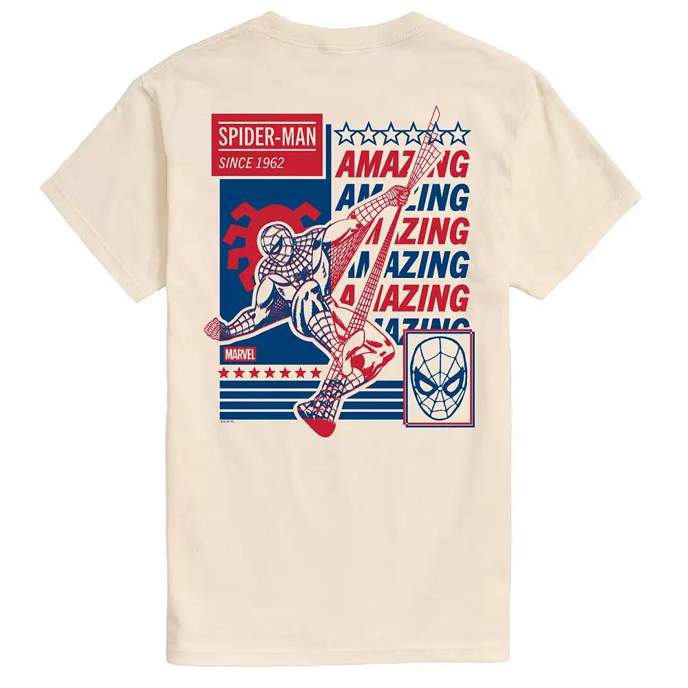 Men's Marvel Spider-Man Americana Graphic Tee,  Product Image