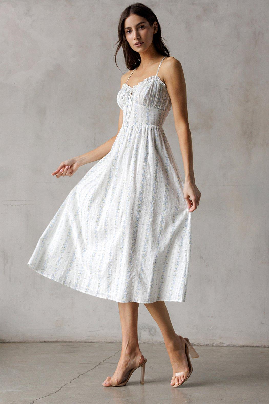 Sonja Floral Midi Dress Product Image