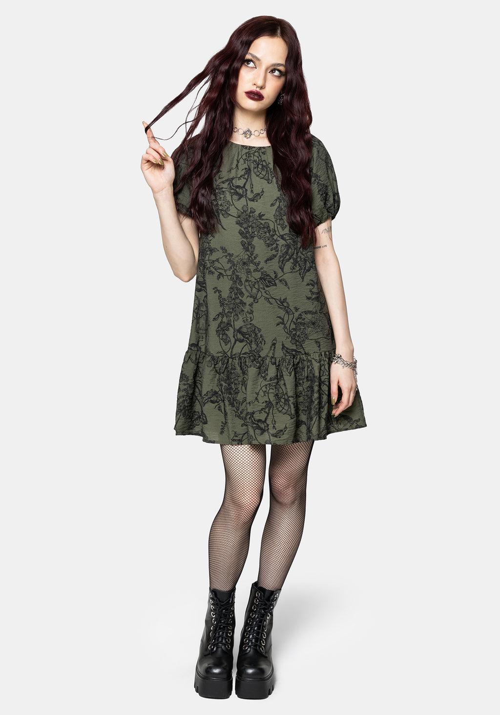 Orla Foxglove Mini Smock Dress Product Image