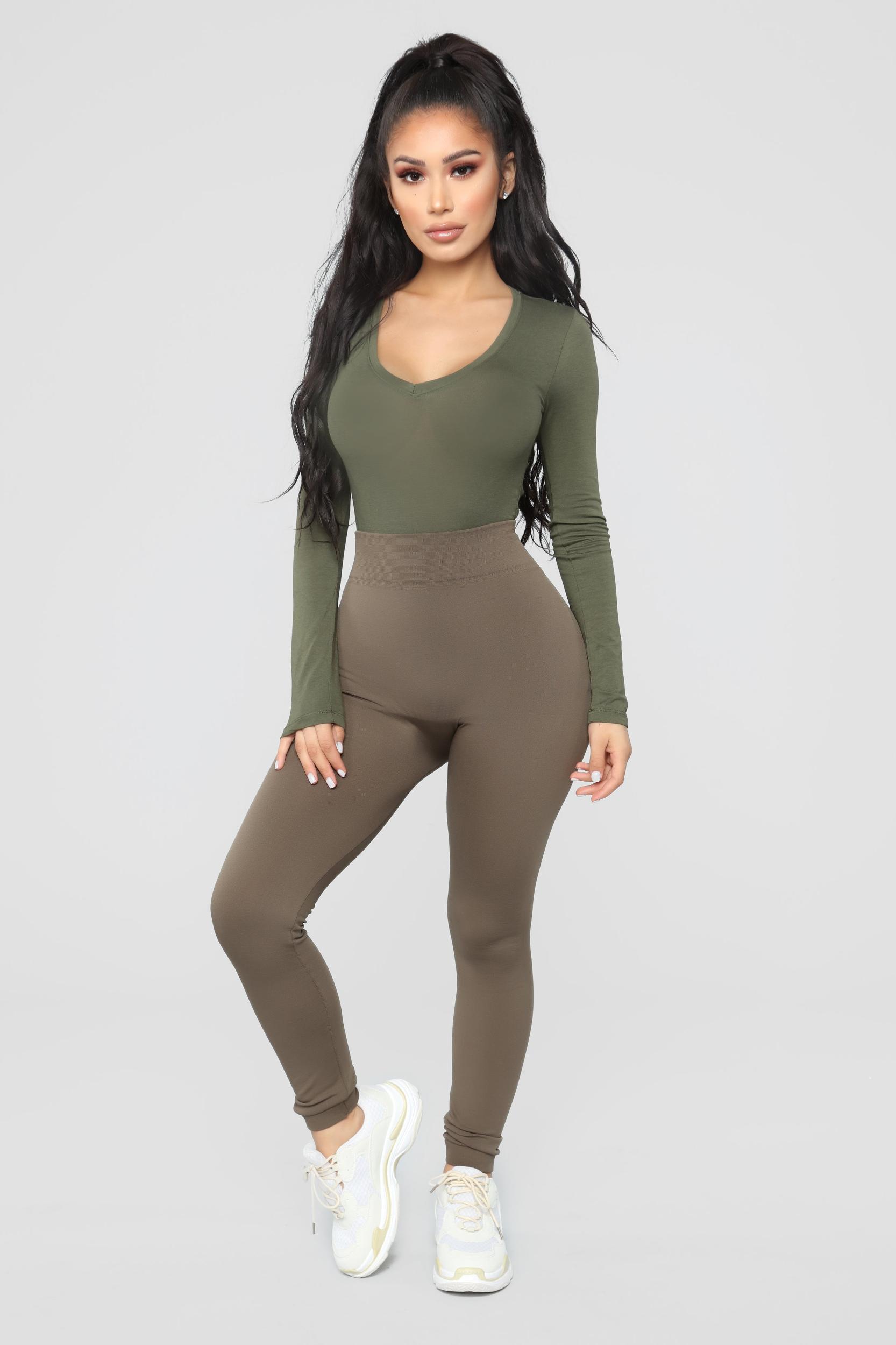 Your Everyday Long Sleeve Tee - Olive Product Image