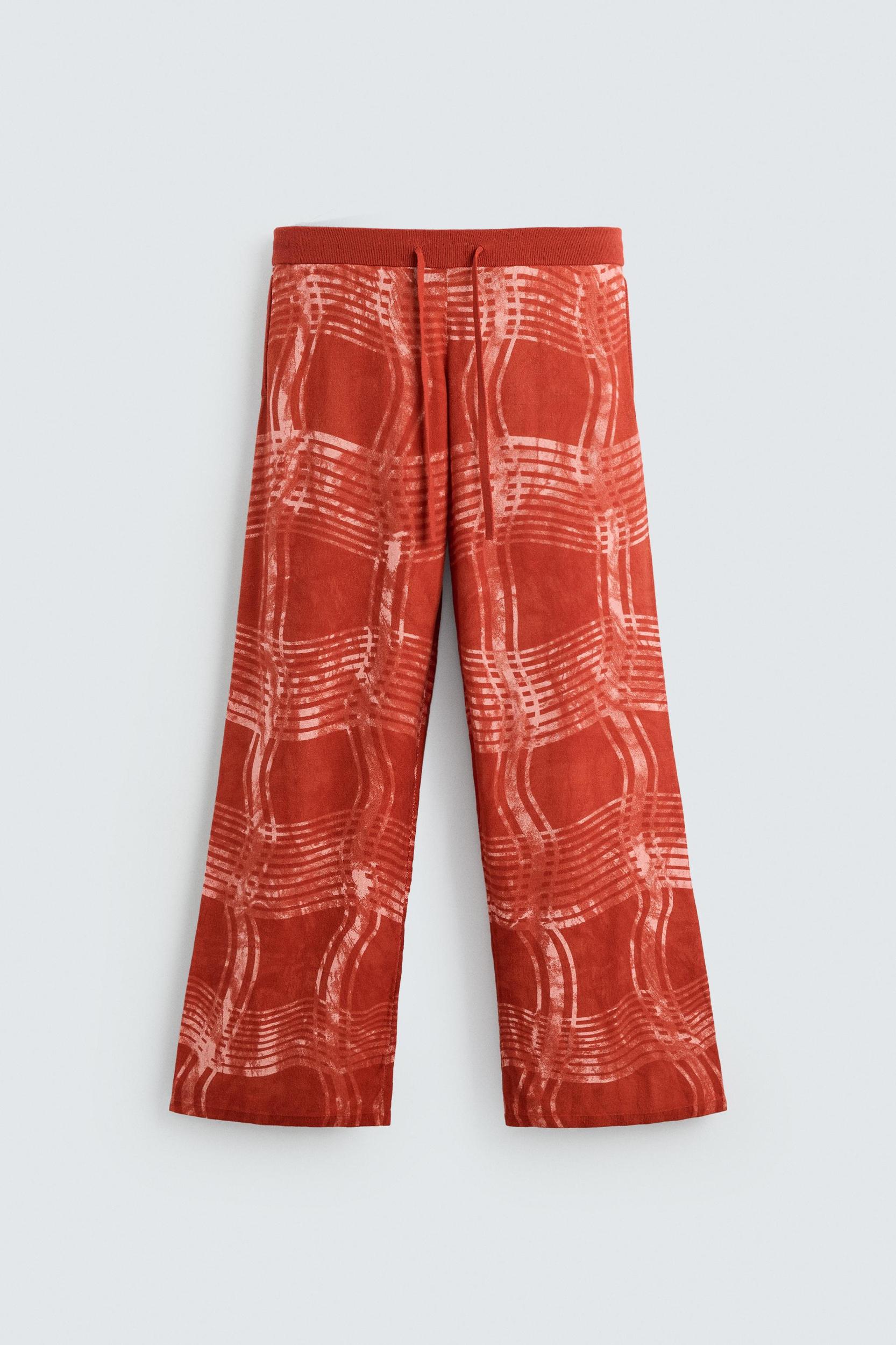 GRAPHIC PRINT KNIT PANTS © OTIS KWAME KYE QUAICOE Product Image