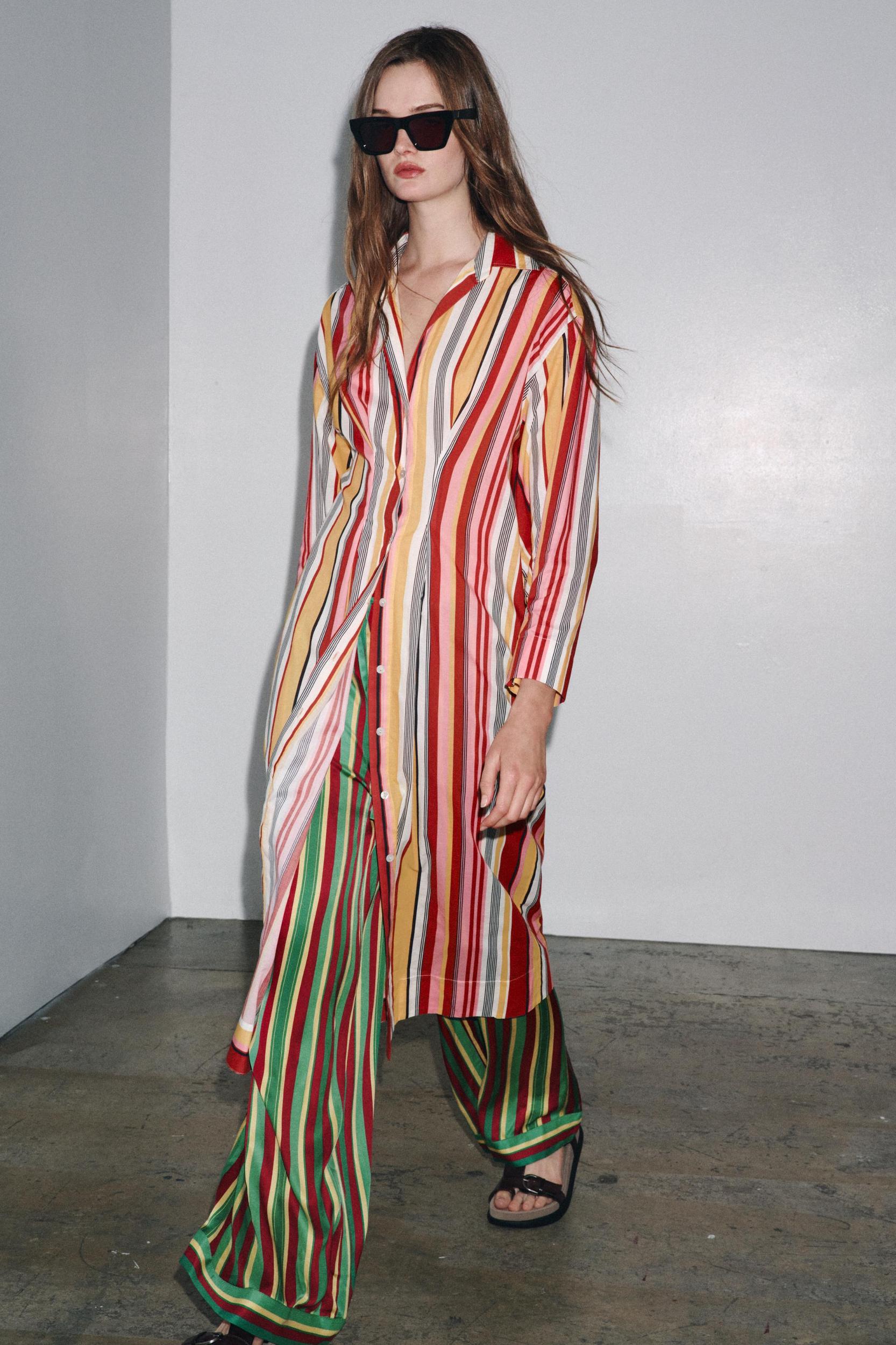 ZW COLLECTION STRIPED SHIRT DRESS Product Image