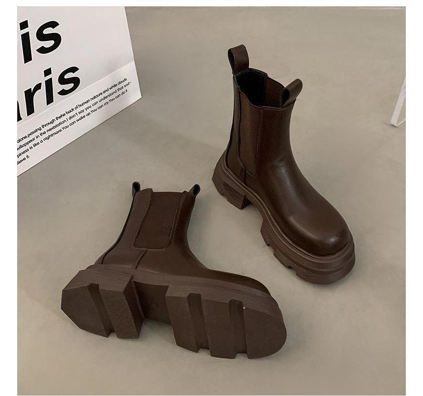 Platform Short Chelsea Boots Product Image