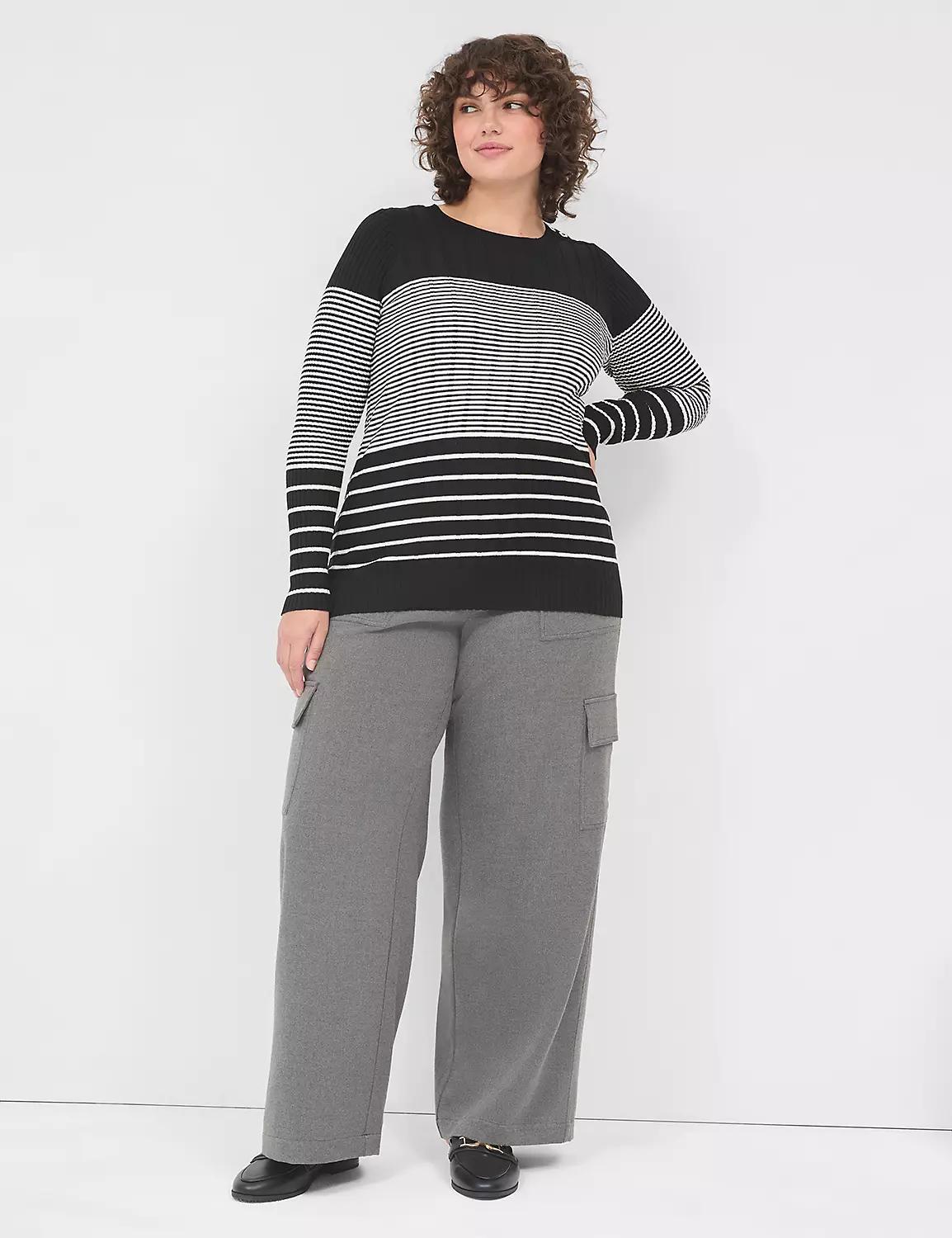 Rib Pullover Sweater Product Image
