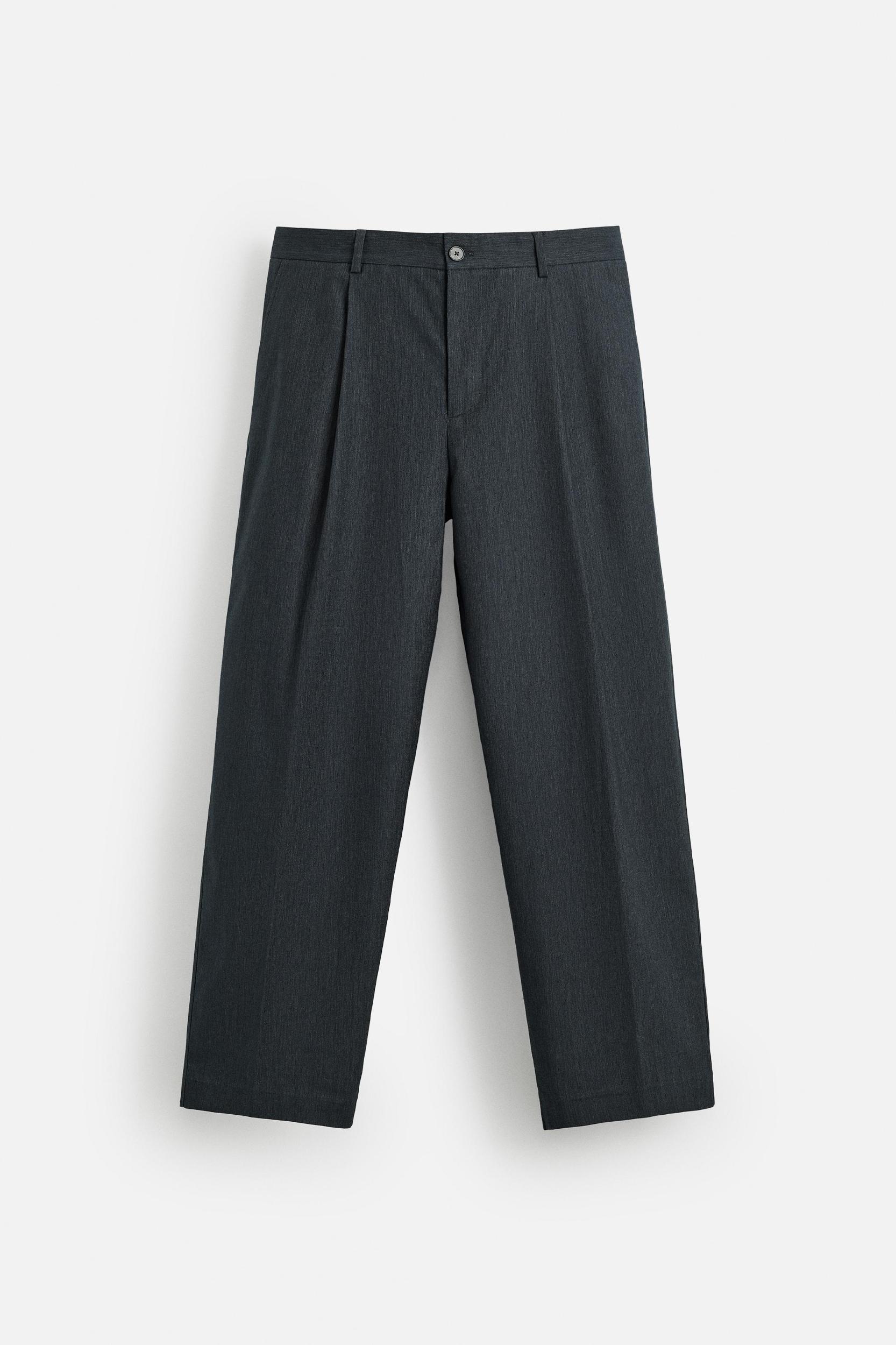 PLEATED REGULAR FIT PANTS Product Image