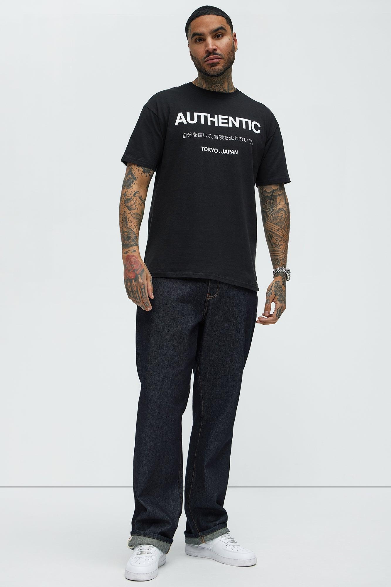 Authentic Tokyo Japan Short Sleeve Tee - Black Product Image