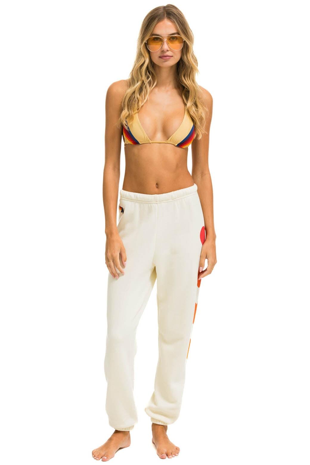 HEART FADE 4 SWEATPANTS - VINTAGE WHITE Female Product Image