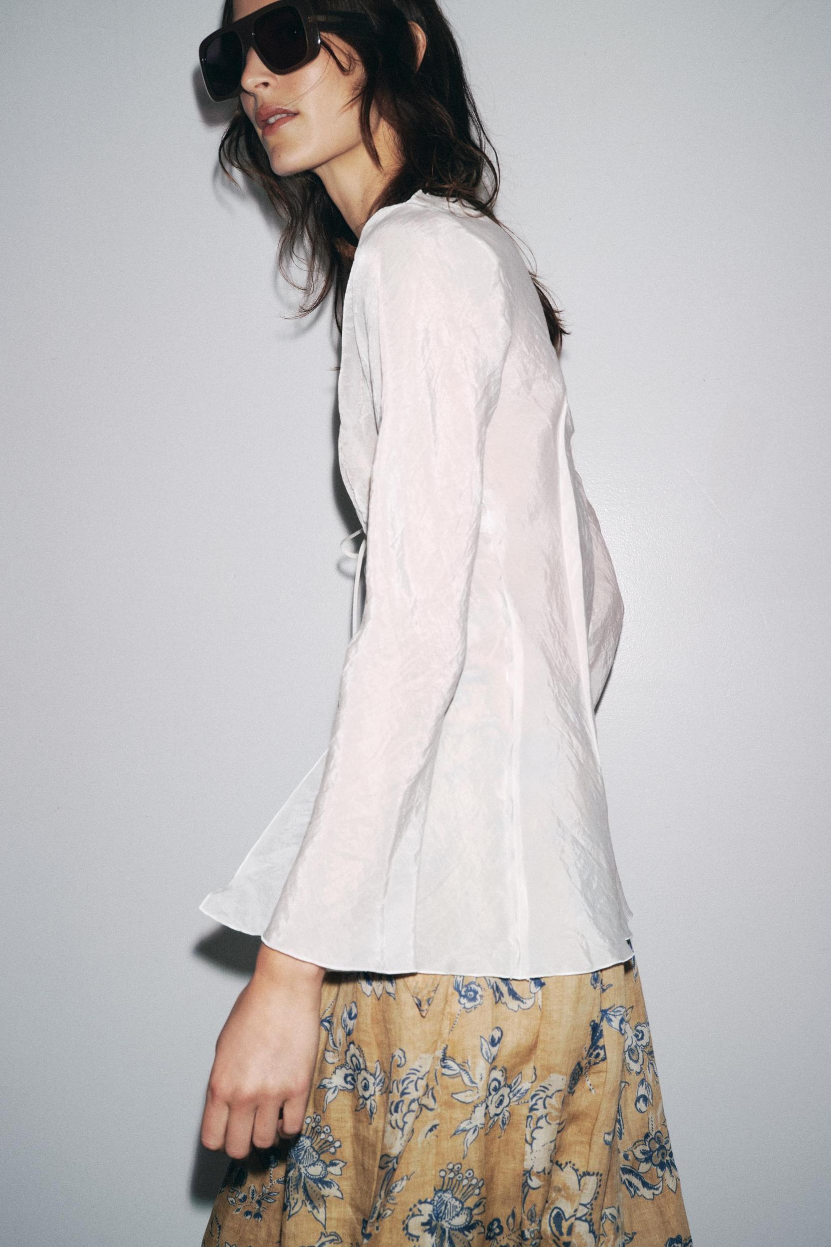 ZW COLLECTION RAMIE FLORAL PRINT SKIRT Product Image