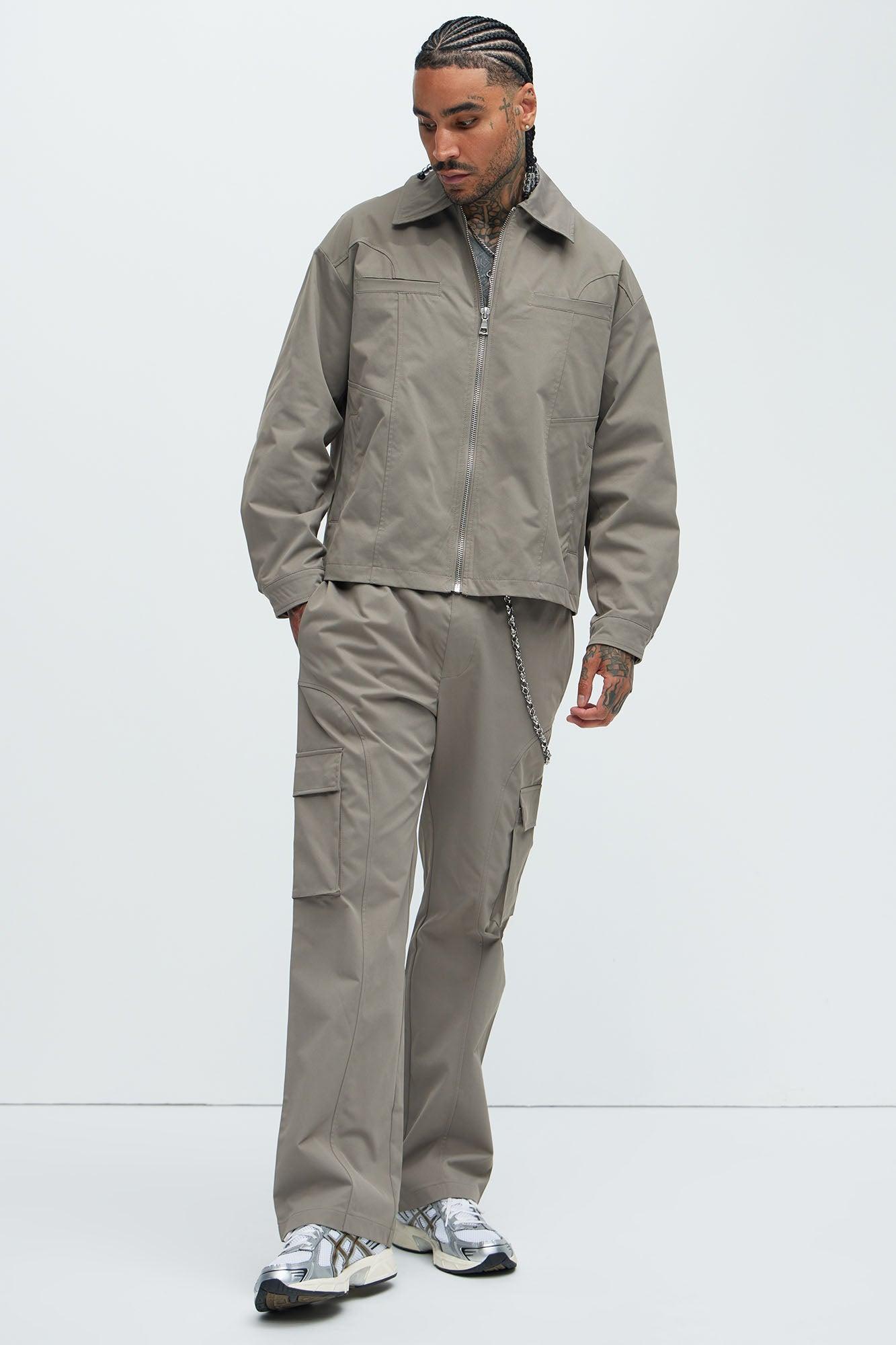 Bam Straight Pants - Grey Male Product Image