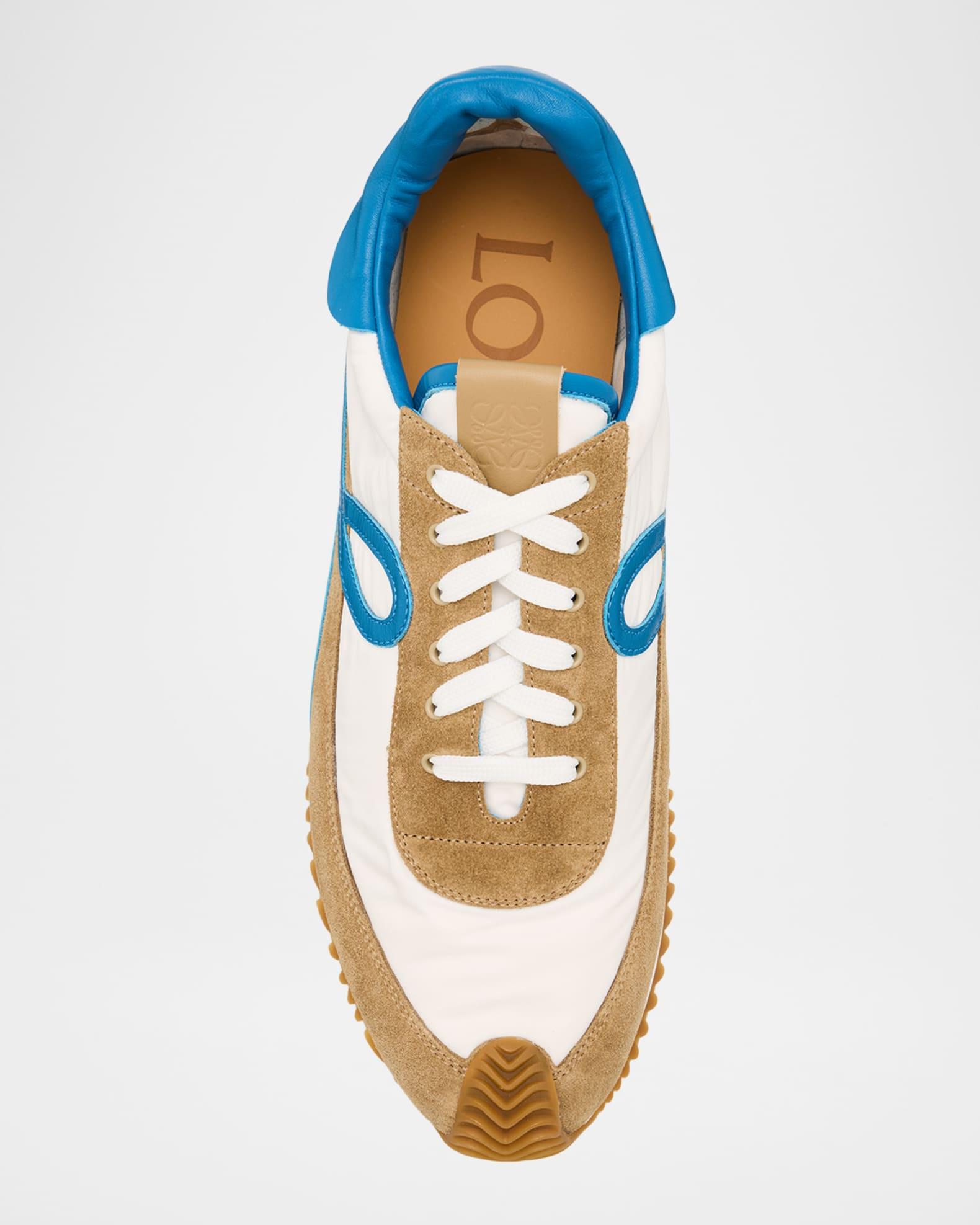 Men's Flow Runner 2.0 Nylon and Suede Sneakers Product Image