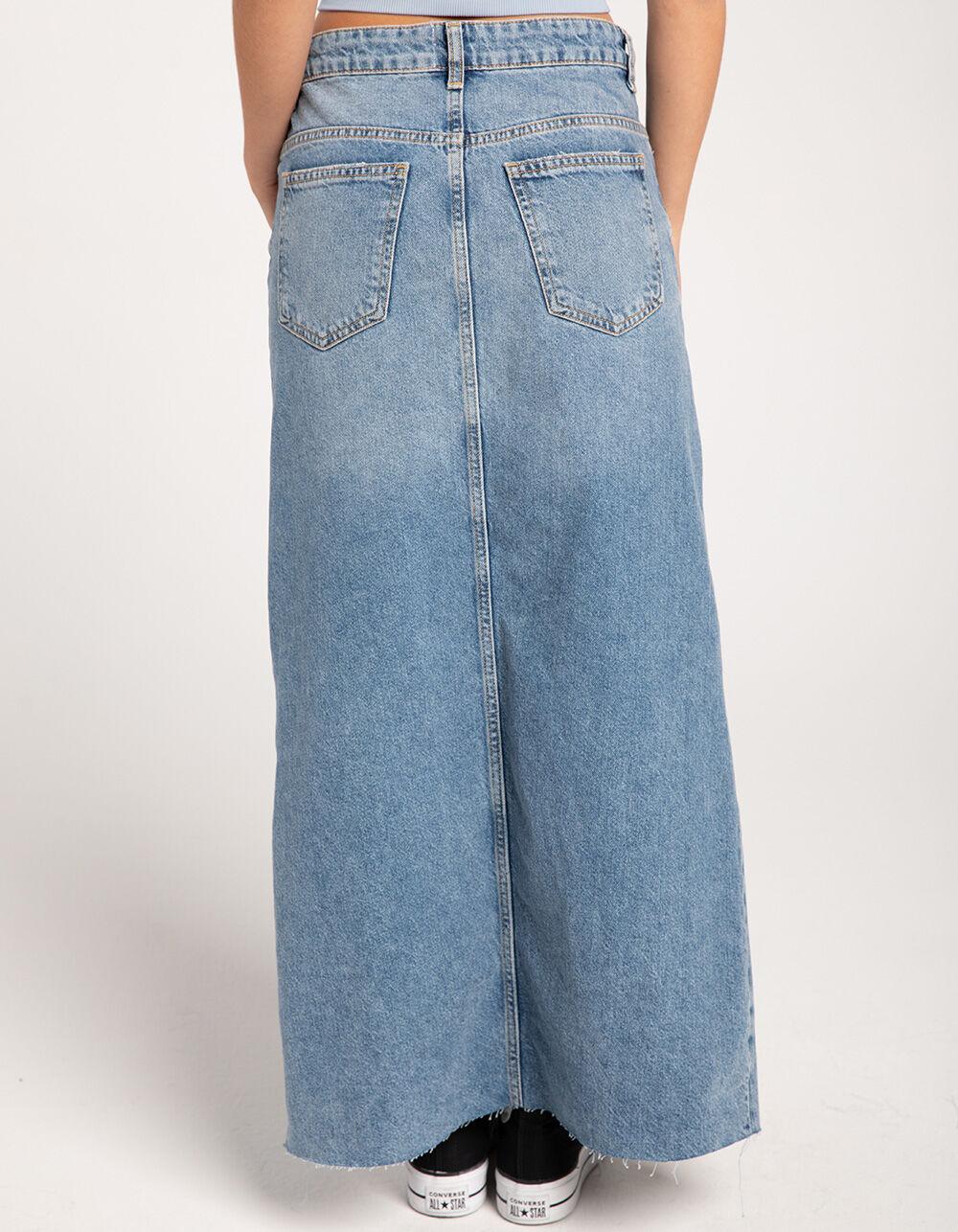 BDG Urban Outfitters Ruth Womens Denim Maxi Skirt - DENIM Product Image