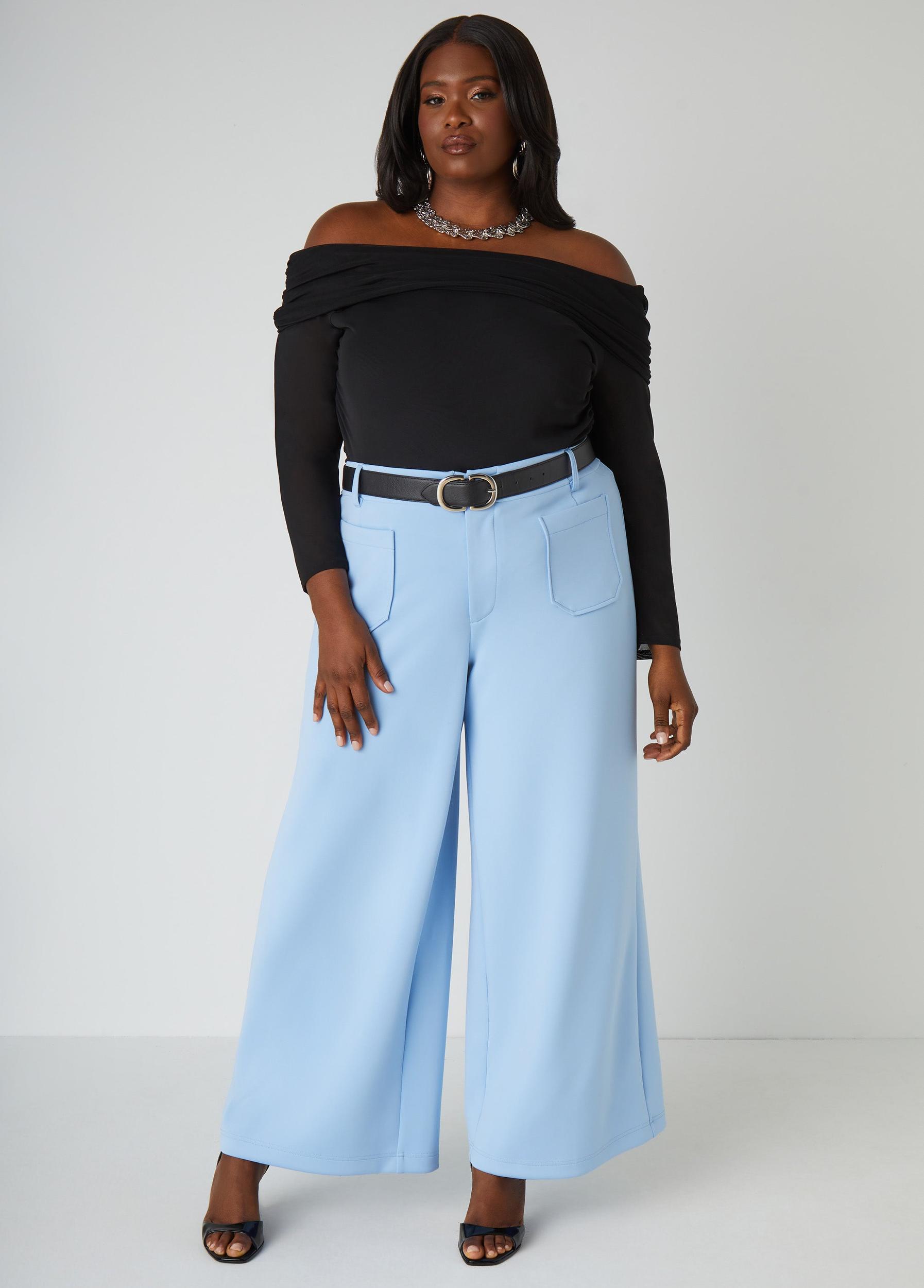 Scuba Wide Leg Pants Product Image