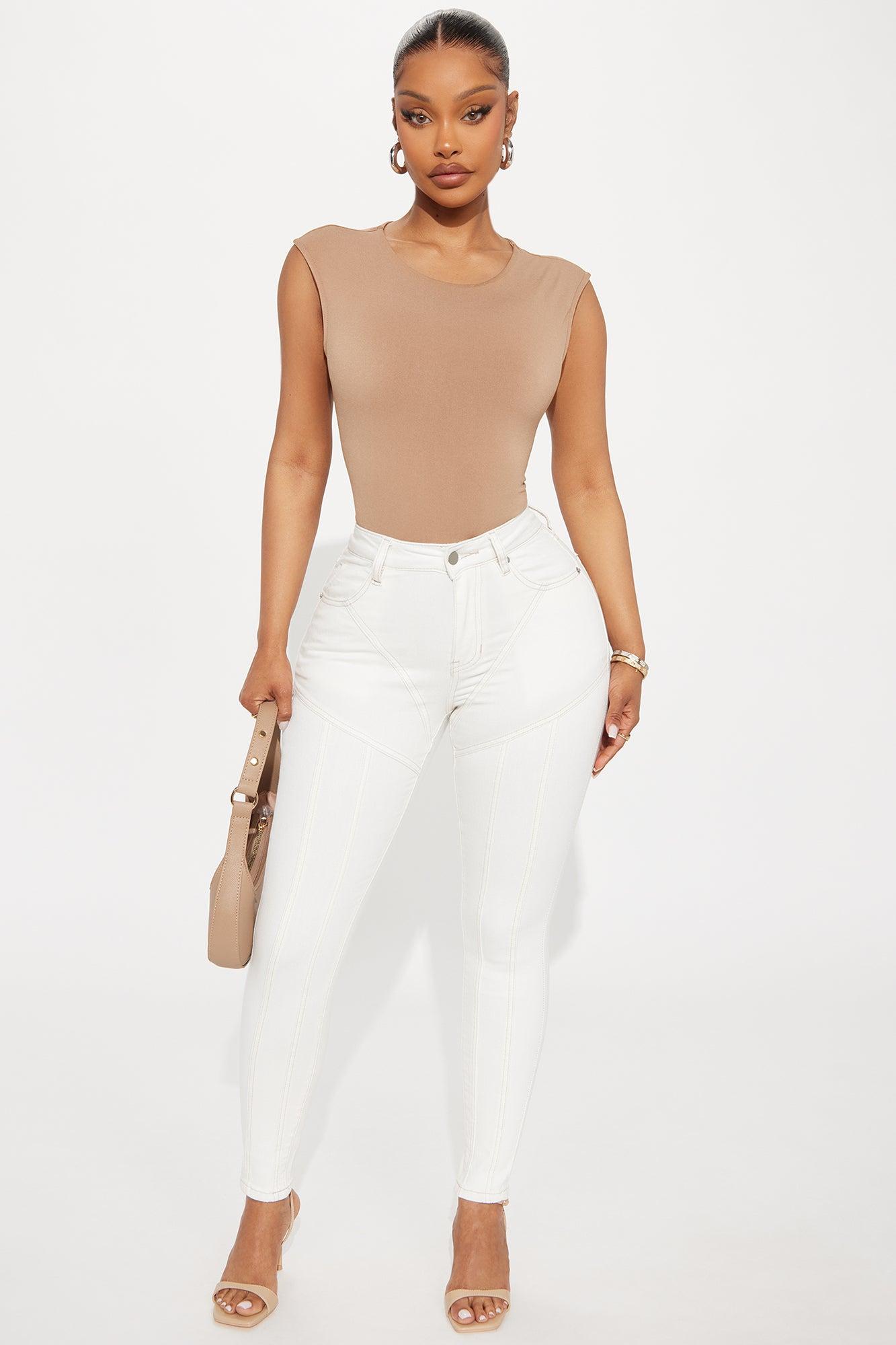 So Flawless Stretch Skinny Jeans - Ivory Female Product Image