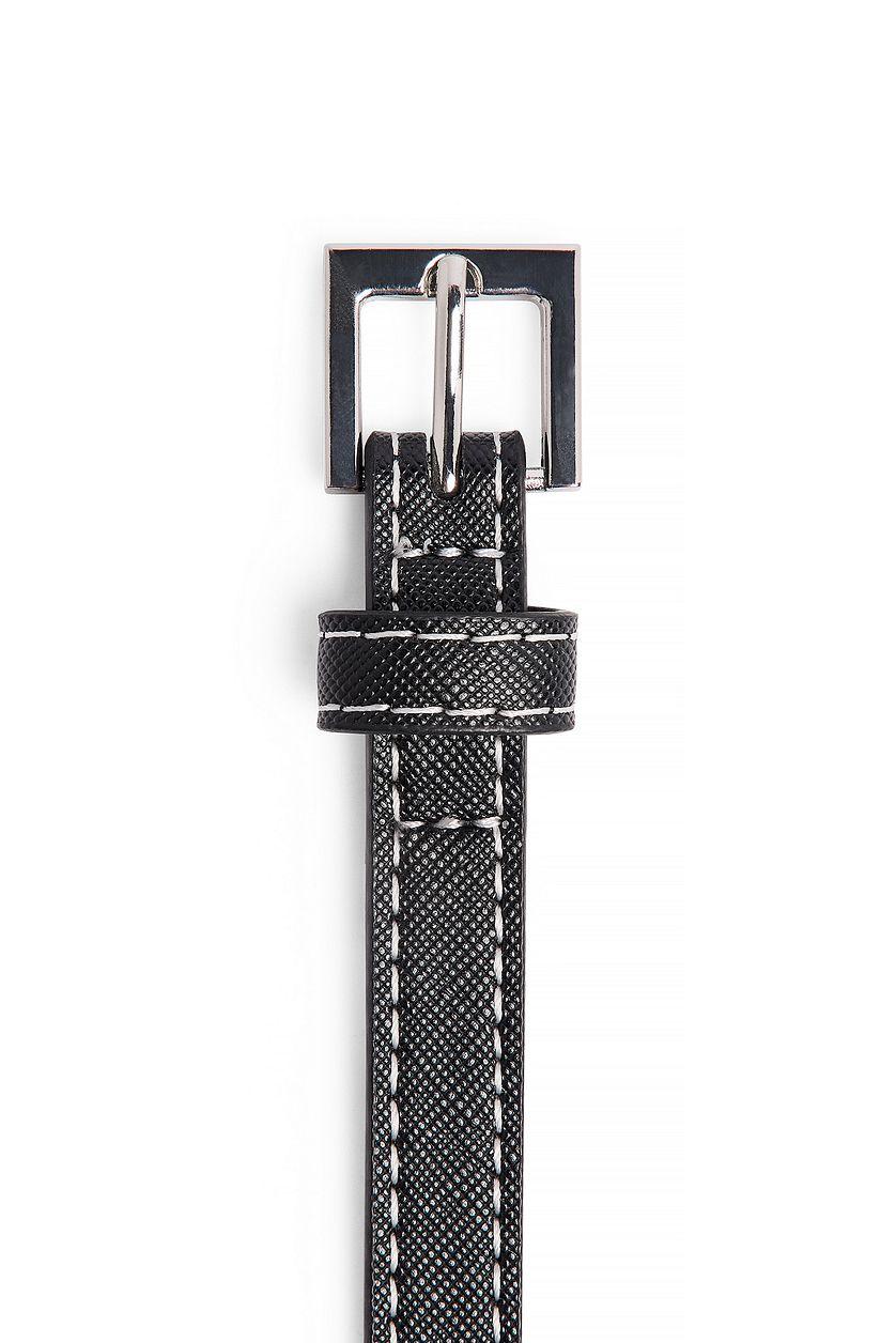 Slim Stitch Detail Belt Product Image