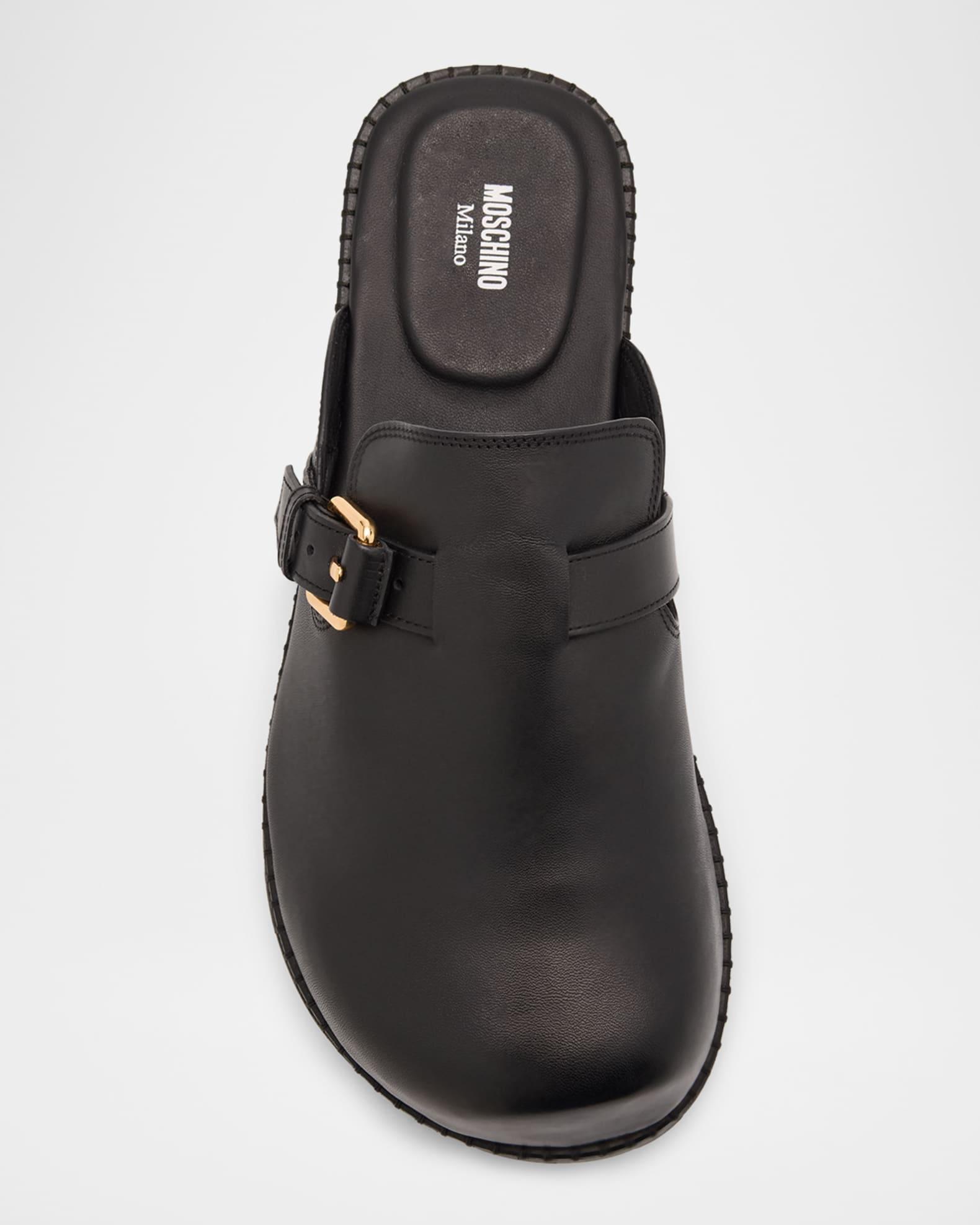 Men's Sabot Leather Mules Product Image