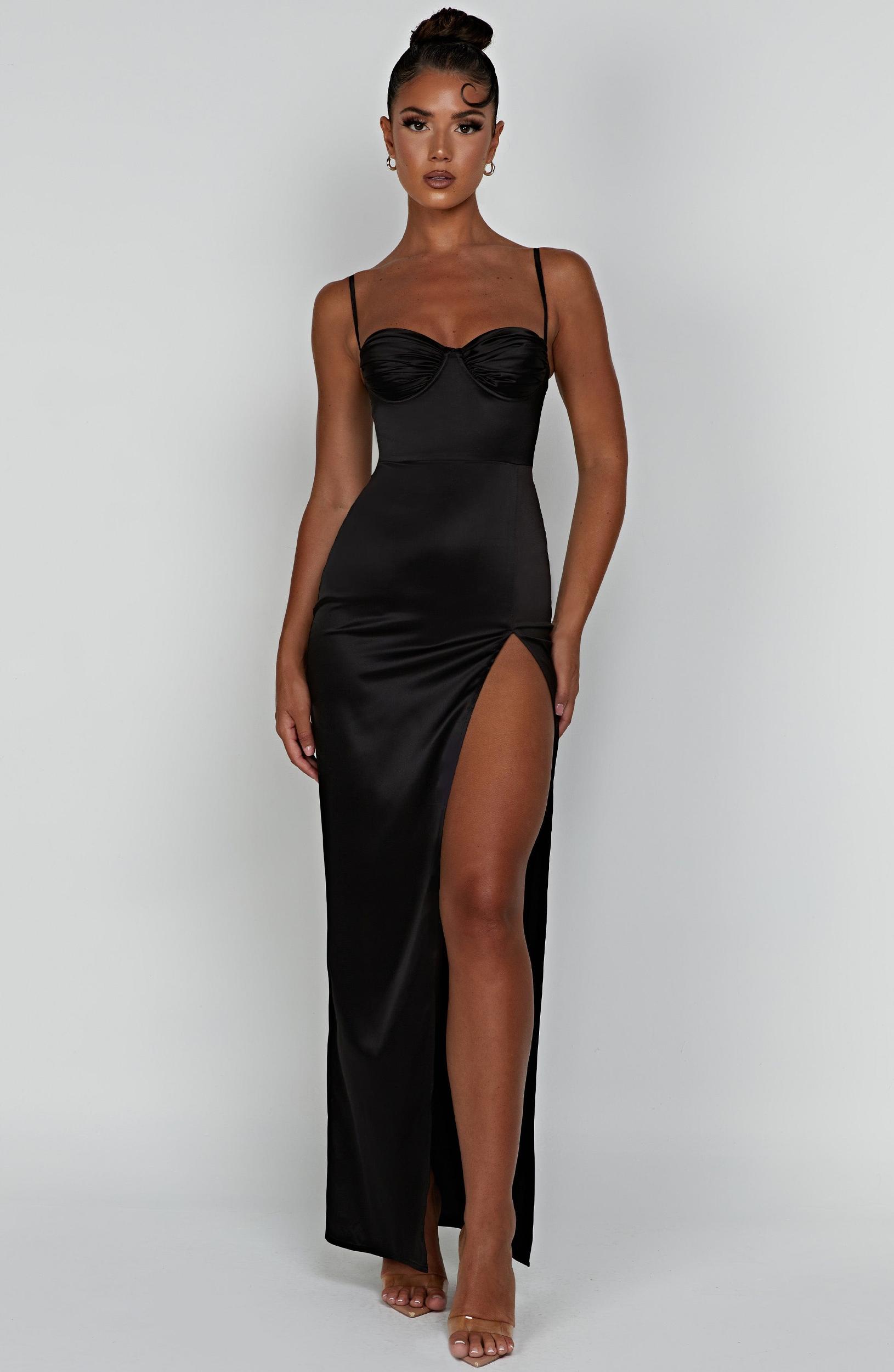 Alora Maxi Dress - Black Product Image
