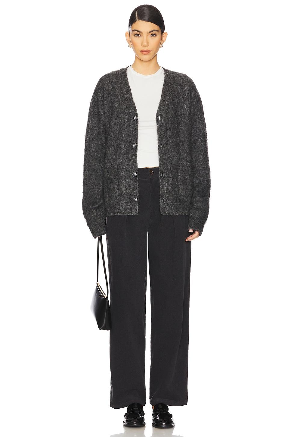 Wide Leg Pleated Corduroy Pant WAO Product Image