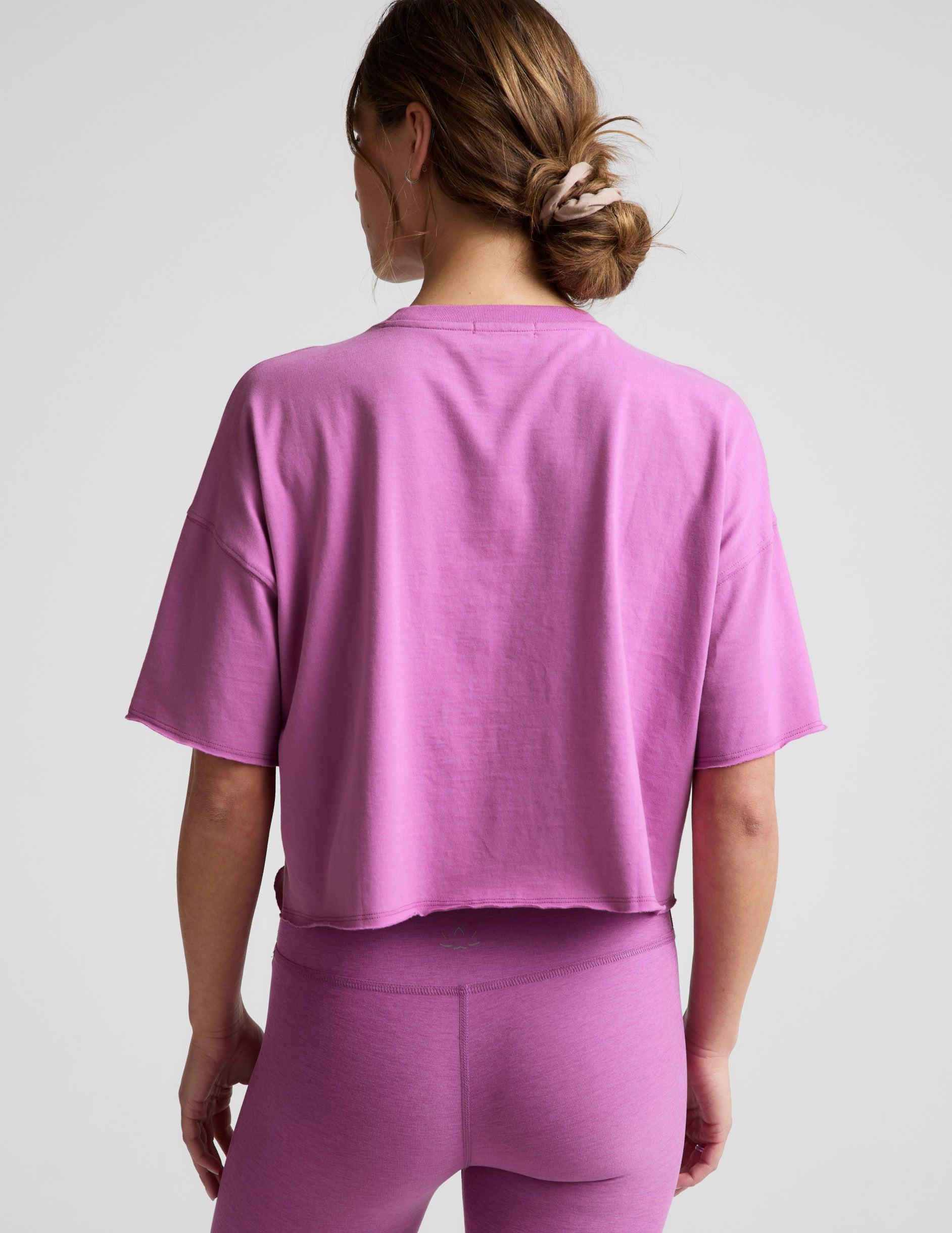 SoftKnit Better Than Ever Cropped Cotton Tee Product Image