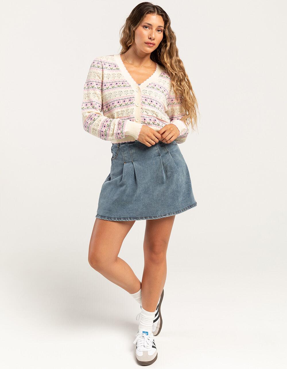 RSQ Womens Printed Floral Cardigan - MULTI Product Image