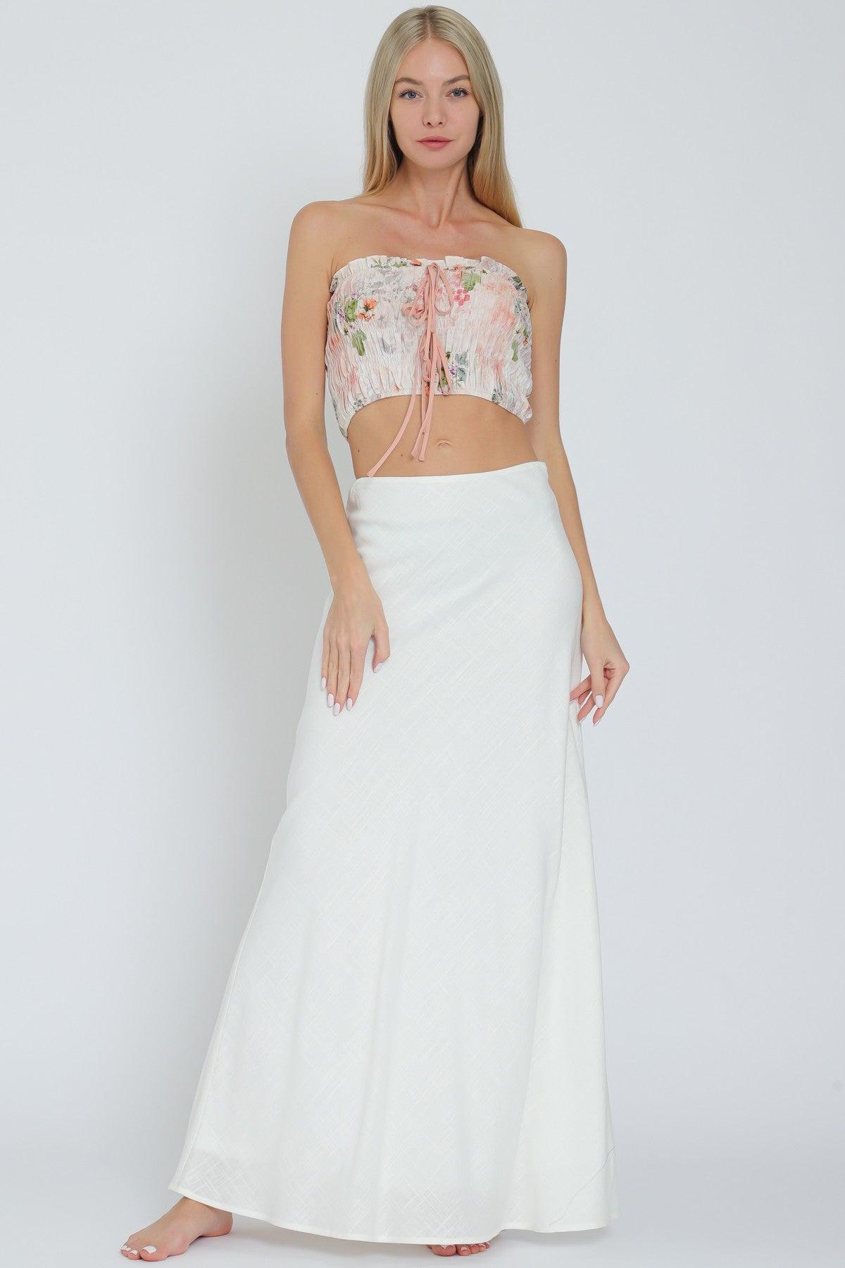 Linen Maxi Skirt Product Image