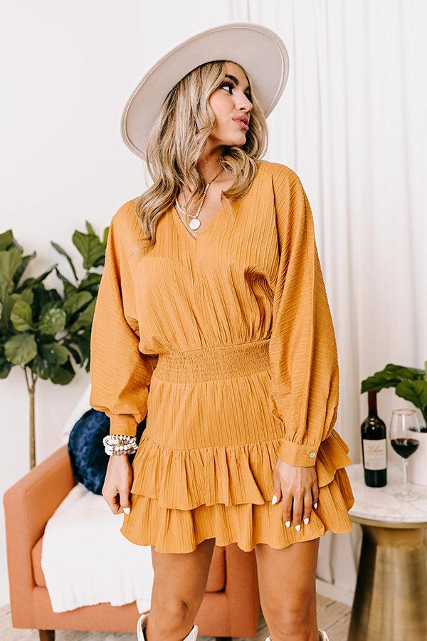 Slight Change Of Plans Dress In Golden Honey Product Image
