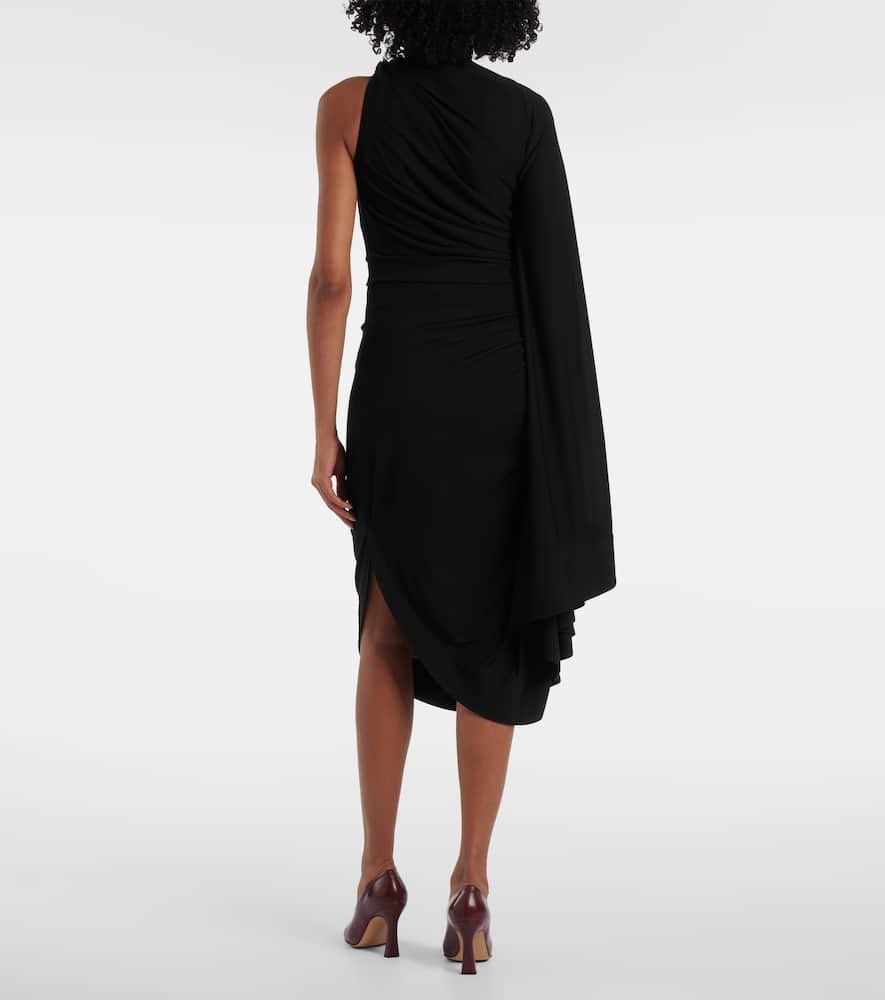 BOTTEGA VENETA Draped Dress In Black Product Image