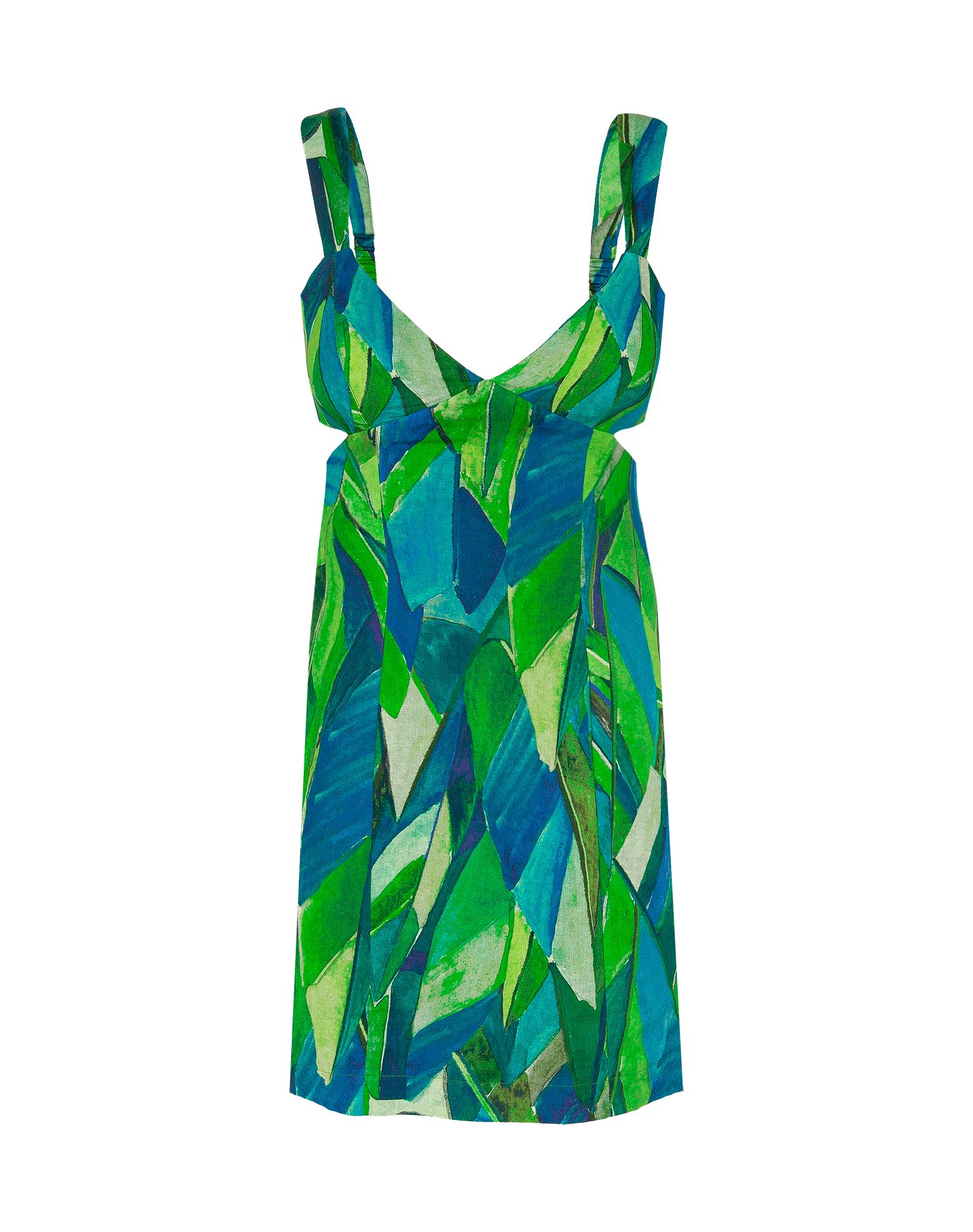 Mari Short Dress - Tropics Product Image