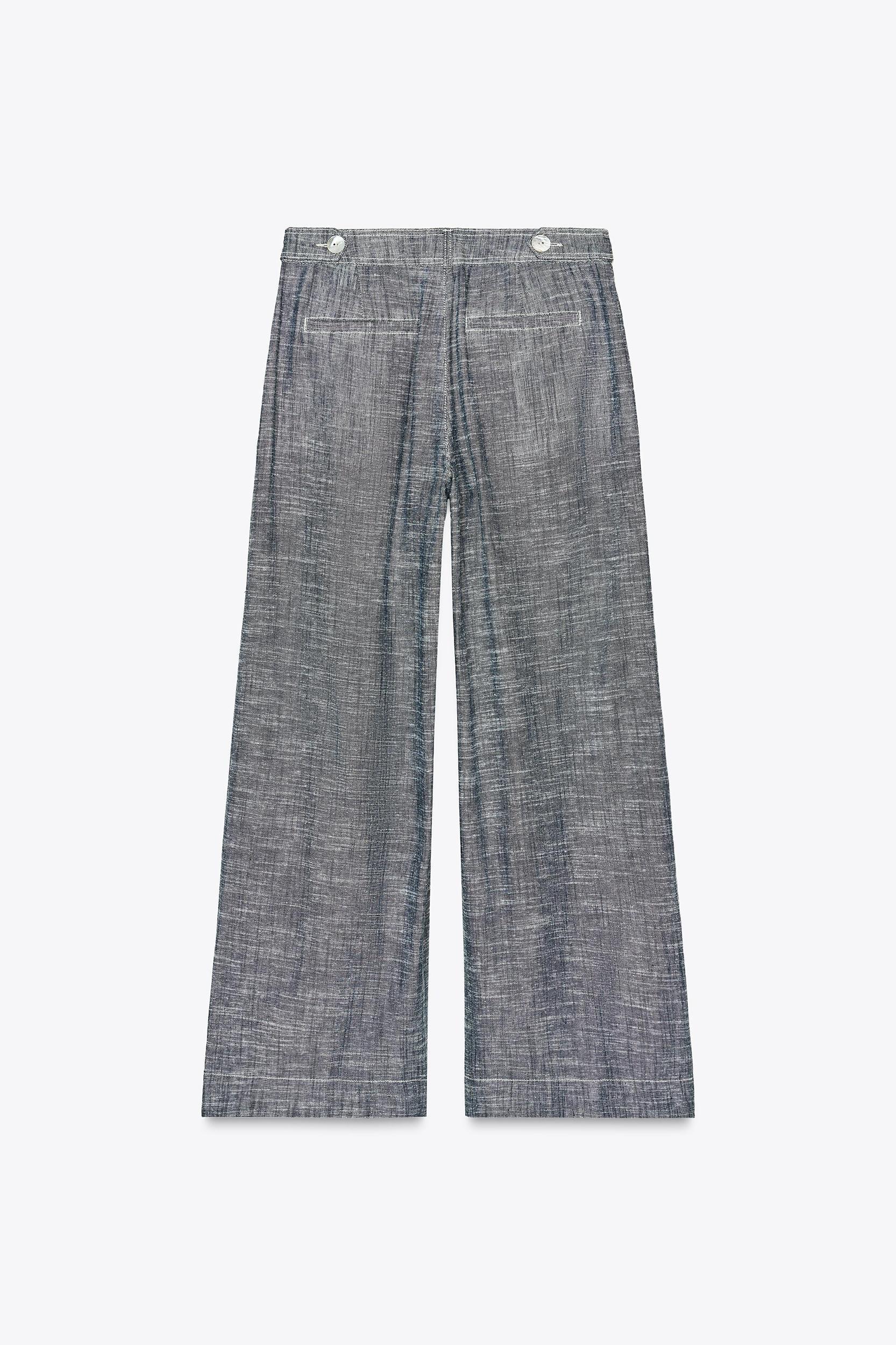 PLEATED WIDE LEG PANTS Product Image