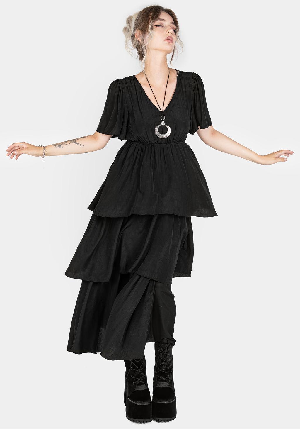 Lumen Tiered Midaxi Dress Product Image