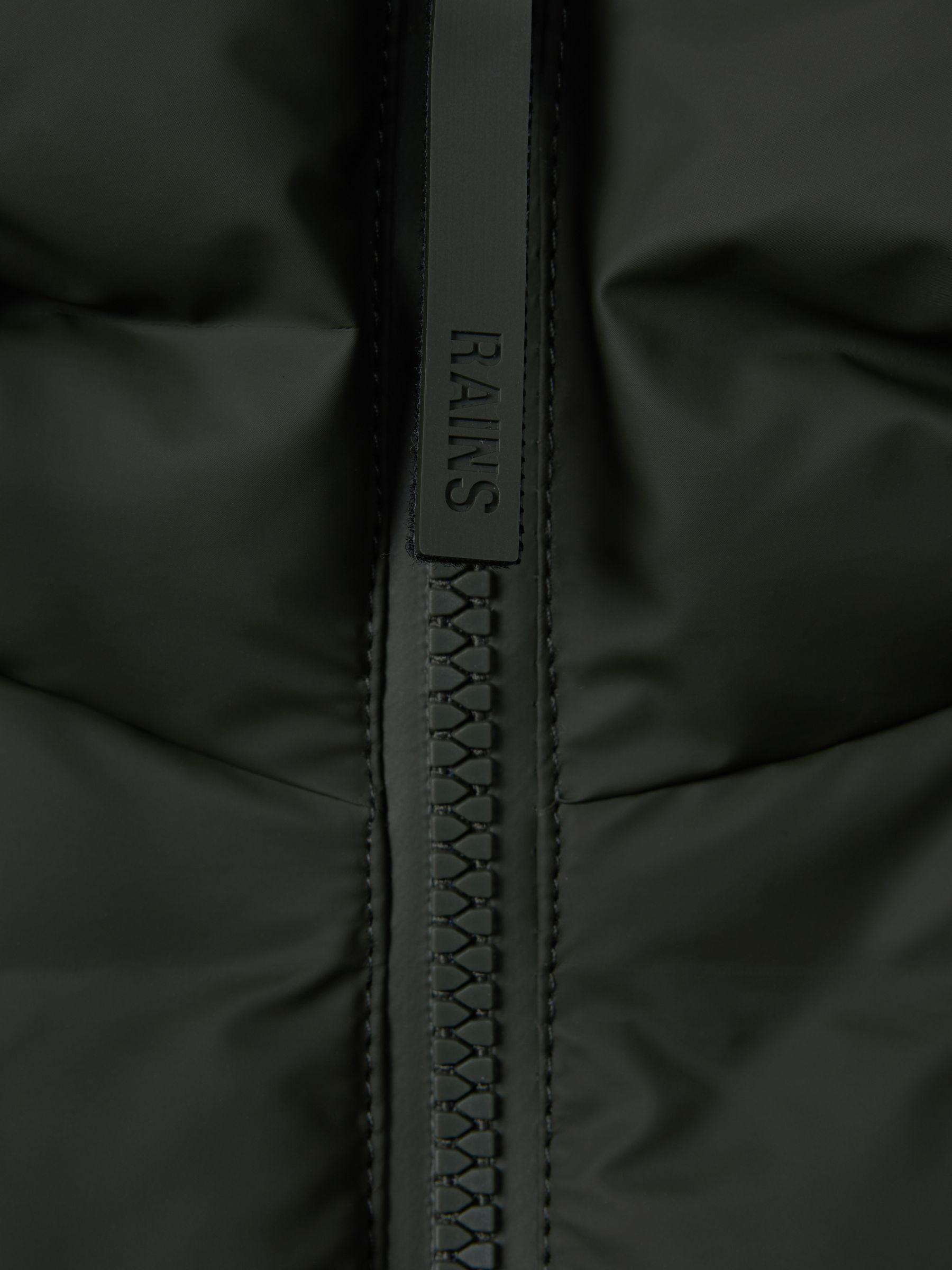 Rains Hooded Puffer Jacket in Black Product Image