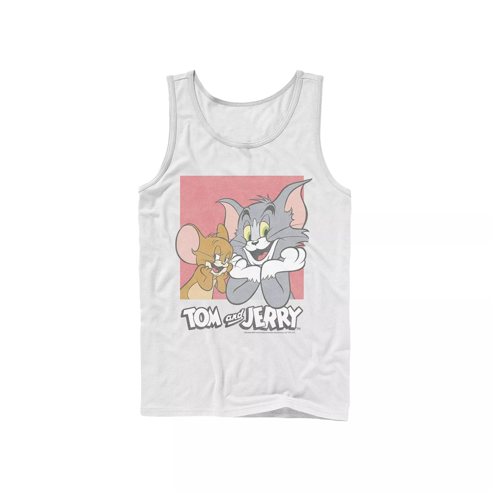 Men's Tom & Jerry Tj Square Tank Top,  Product Image