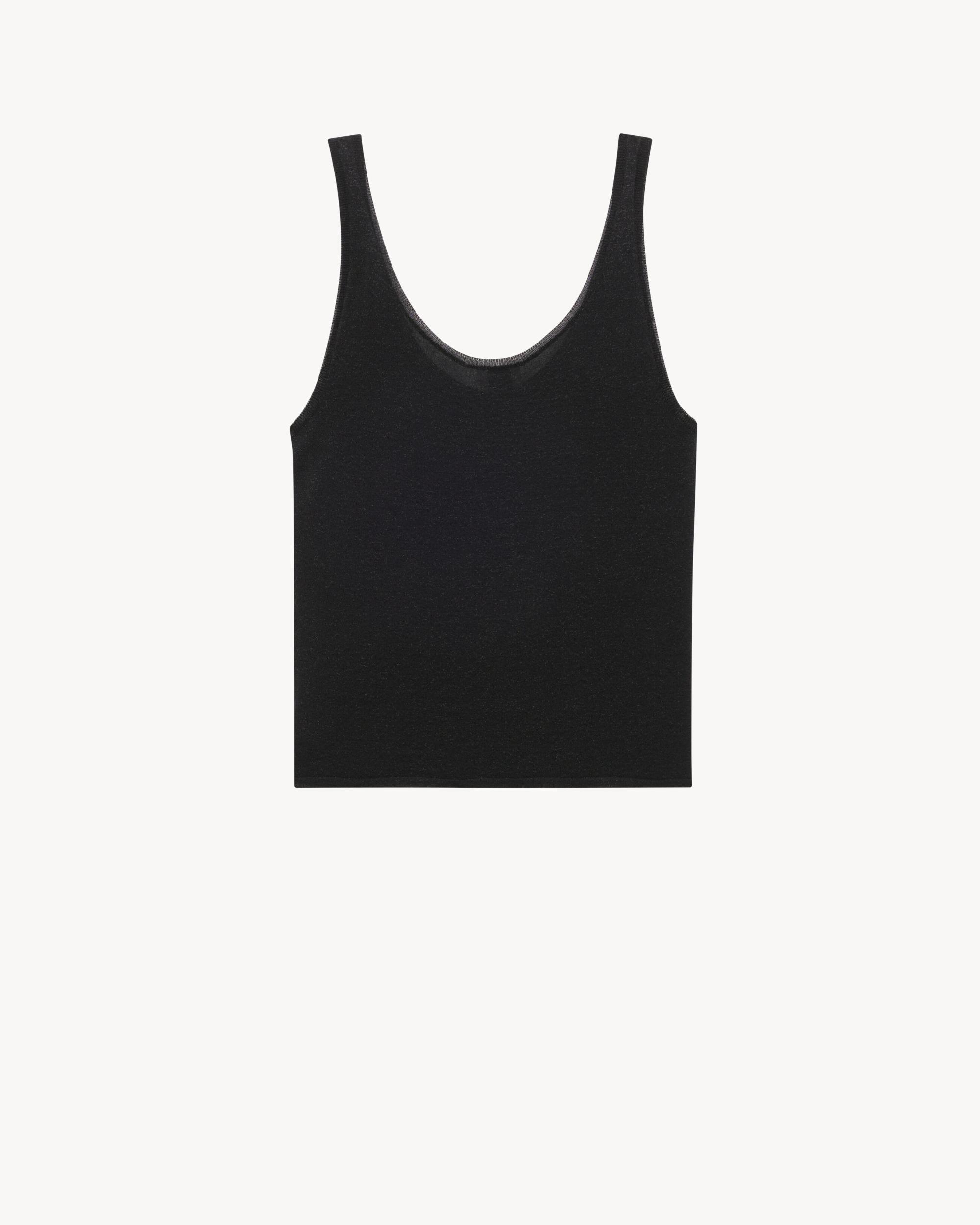 tank top in lurex knit Product Image