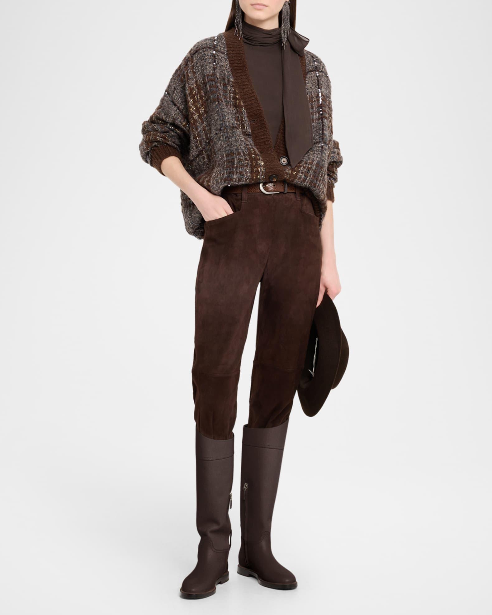 Suede Equestrian Pants Product Image