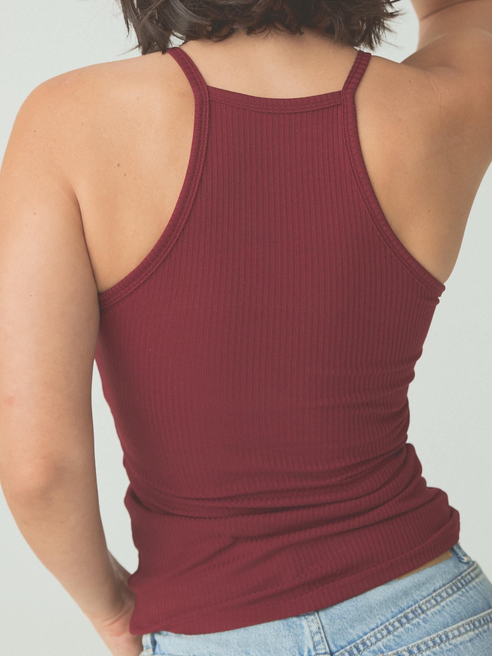 Ribbed High Neck Brami Product Image
